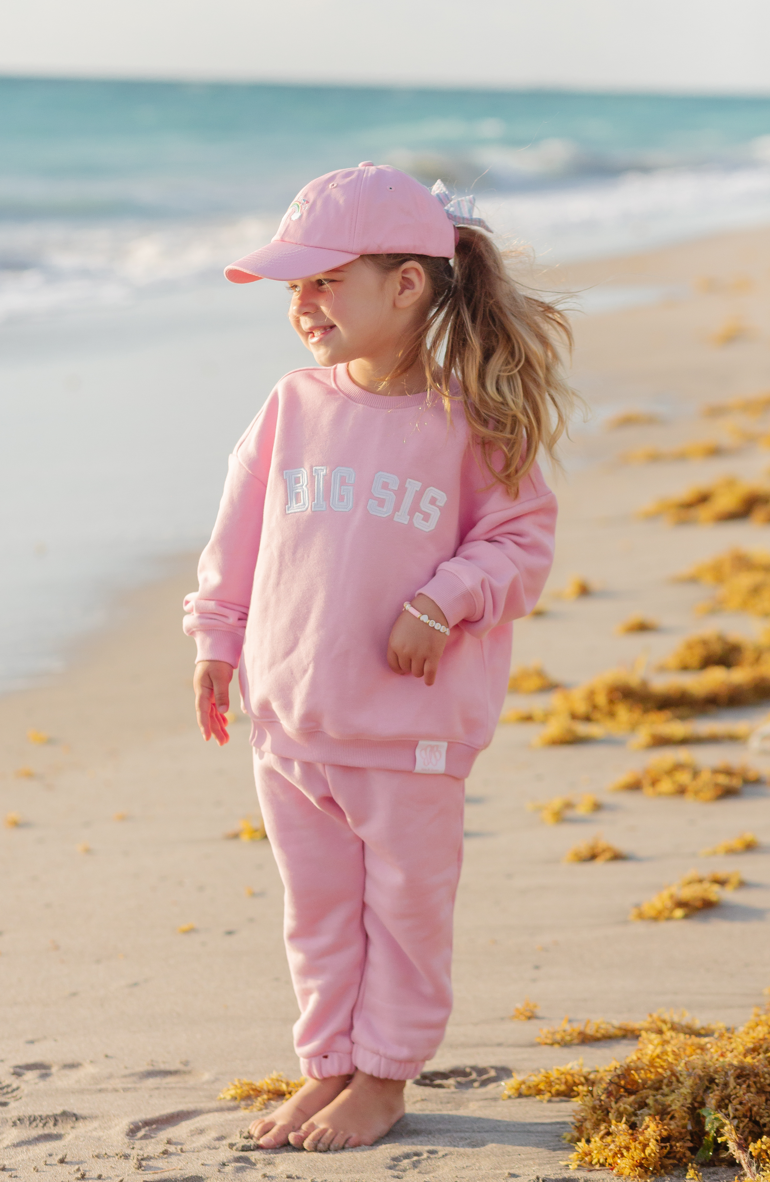 Rainbow Sparkle Bow Baseball Hat (youth, Junior)