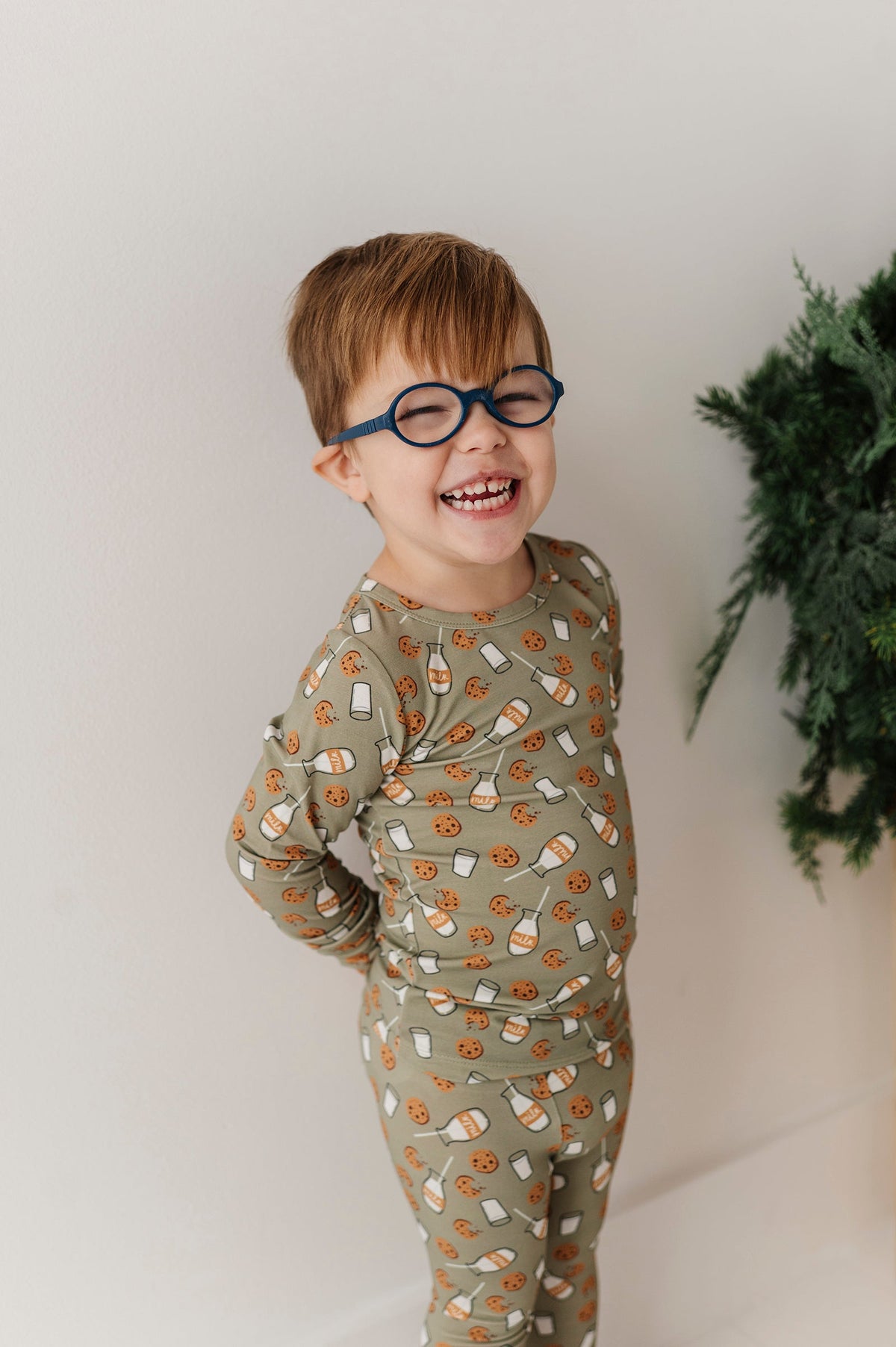 Long Sleeve Lounge Set In Cookies 'n Milk