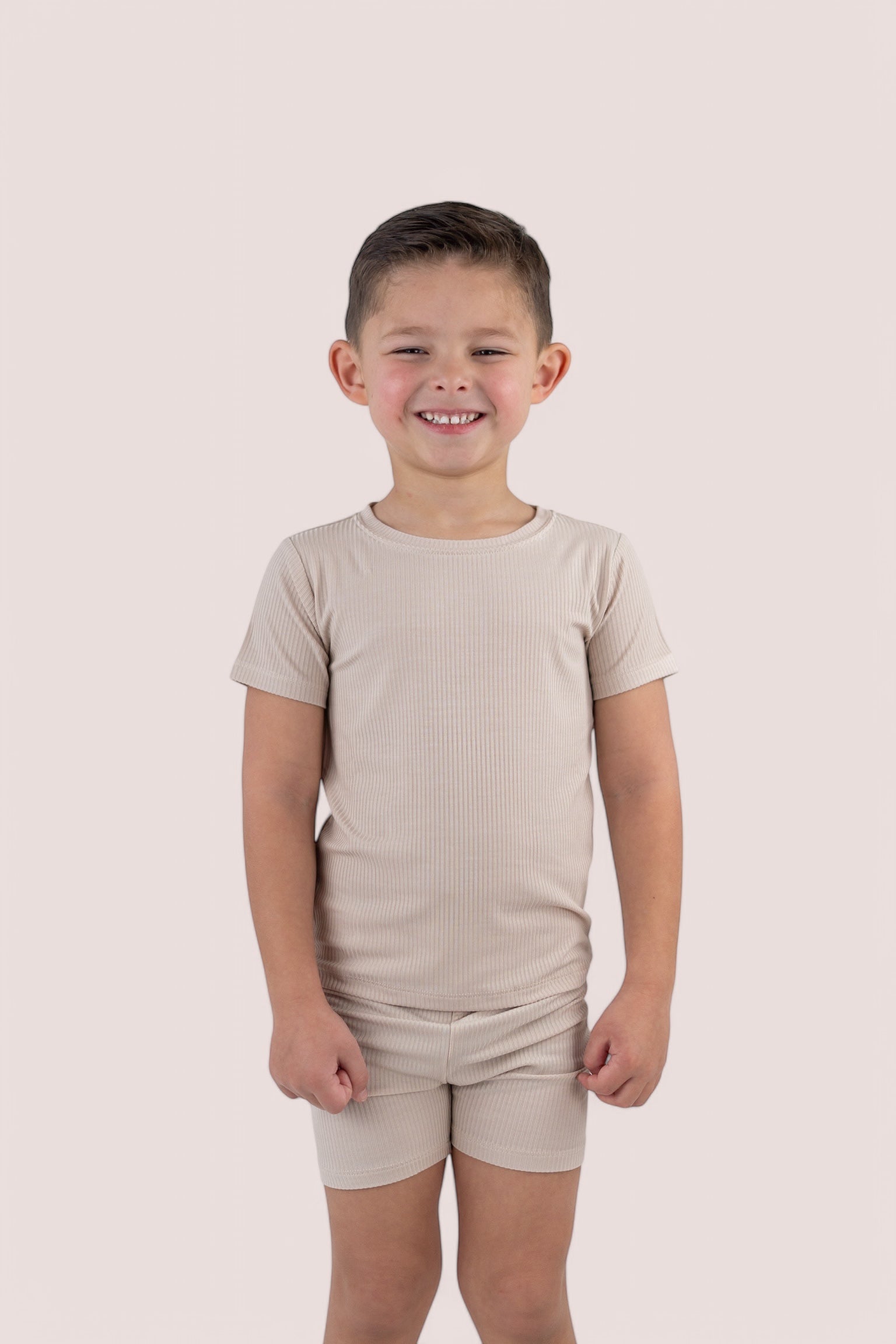 Totally Tan Rib Dream Short Set