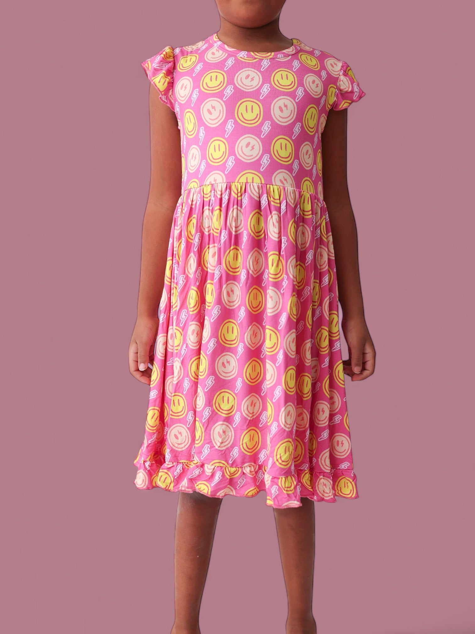 Radiant Smiles Dream Ruffle Dress