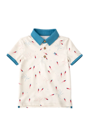 Athletic Polo - Red, White, Boom