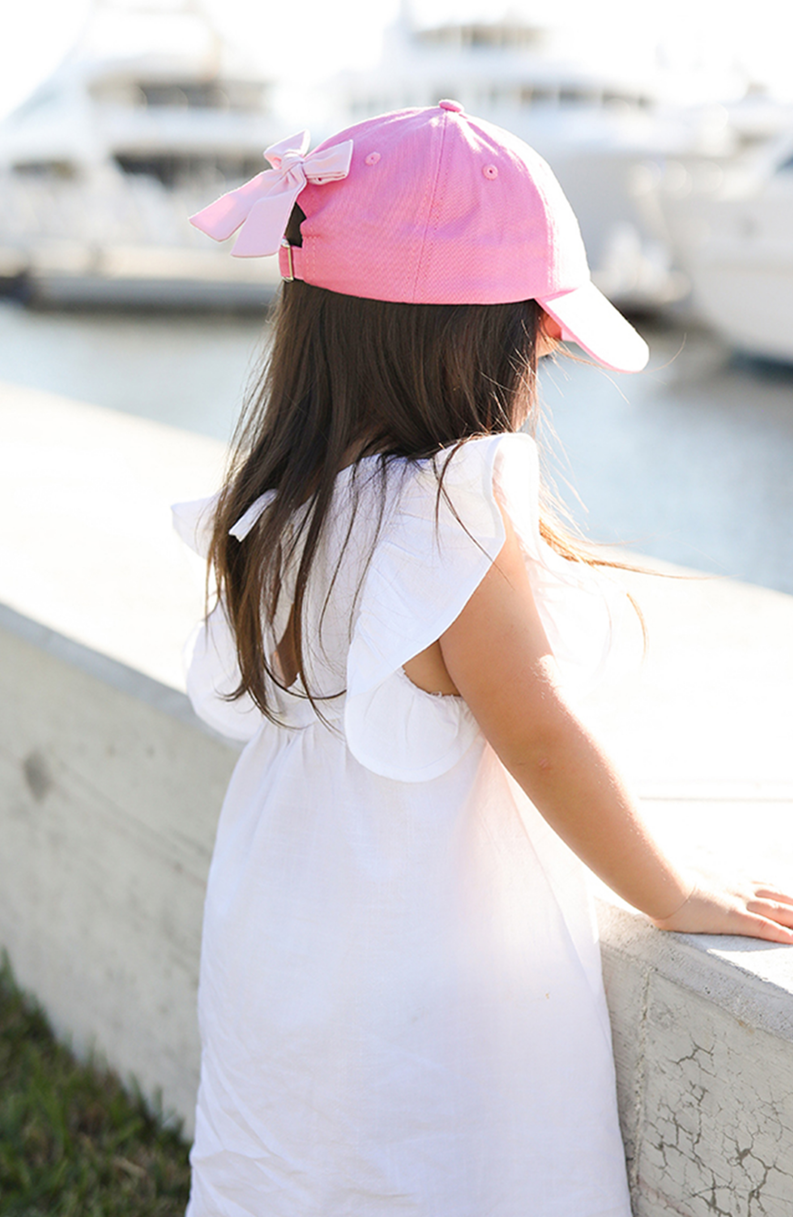 Princess Crown Bow Baseball Hat (girls)