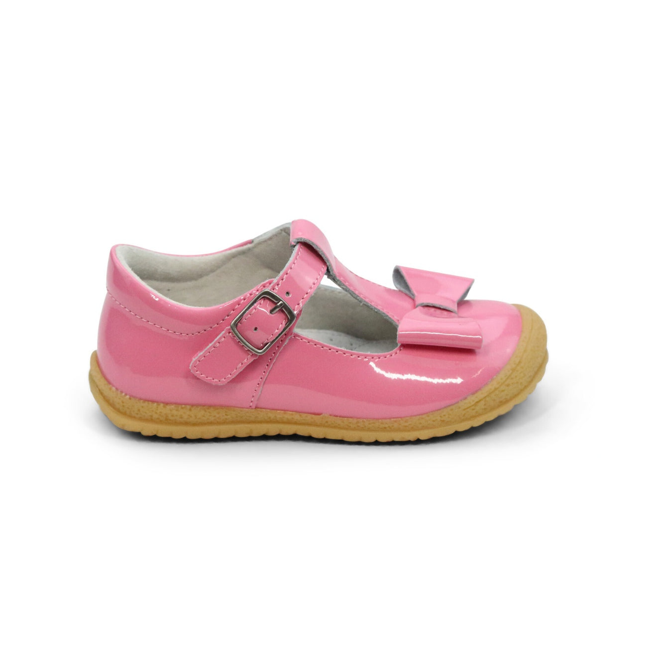 Emma Patent Bow T-strap Mary Jane