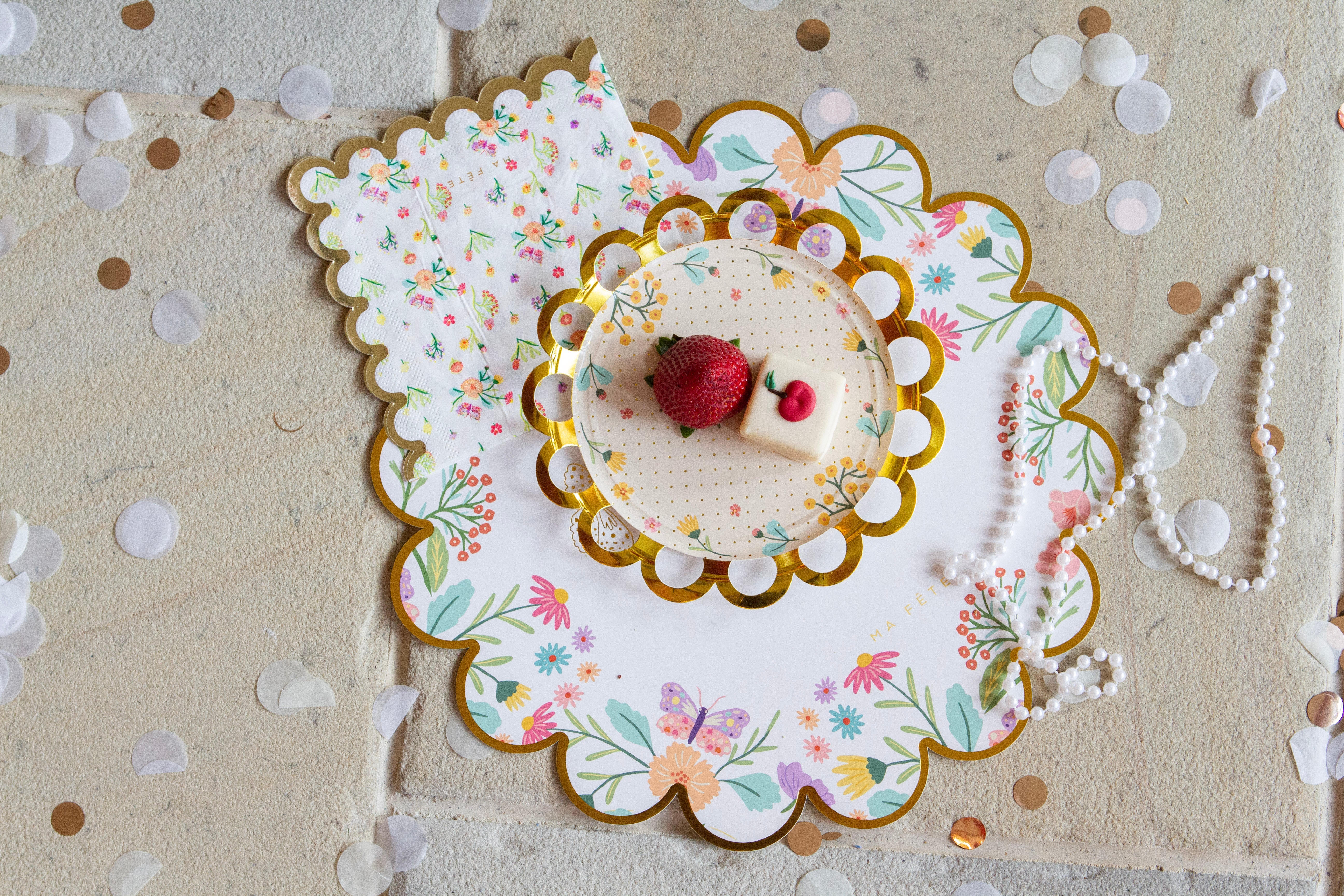 Tea Party Dessert Plates (8)