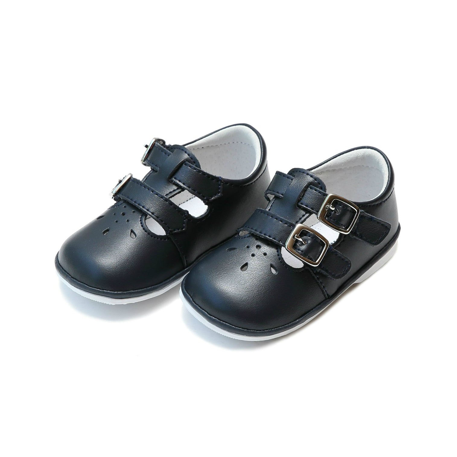 Hattie Double Buckle Leather Mary Jane (baby)