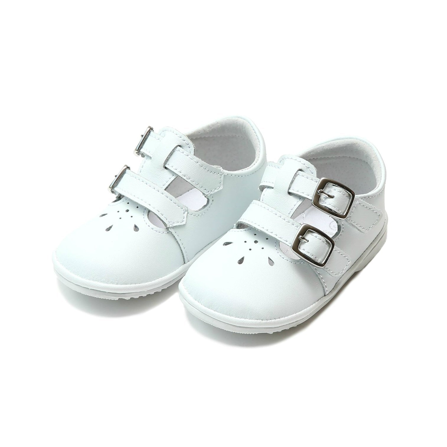 Hattie Double Buckle Leather Mary Jane (baby)