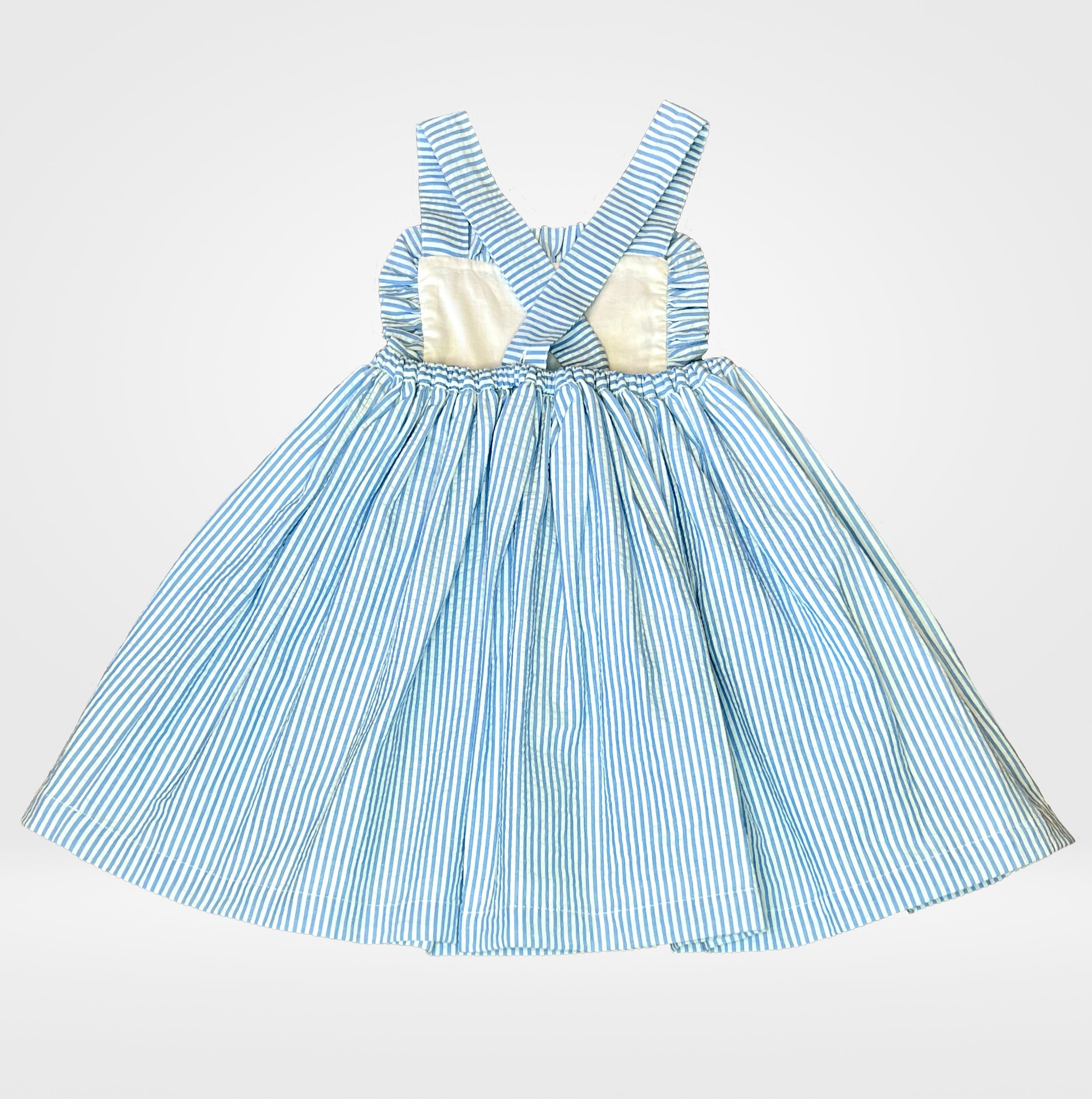 Seersucker Sailboat Dress