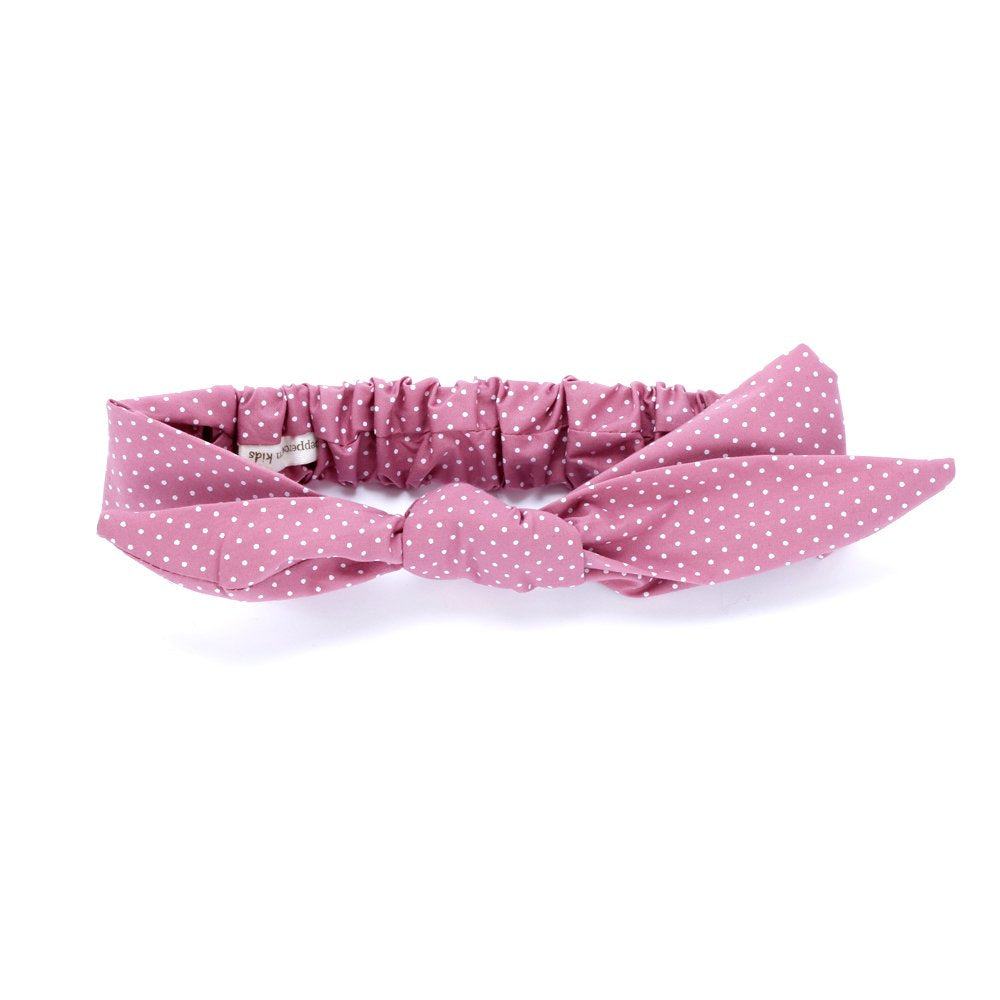 Little Girls Bow Stretchy Headwrap - Stylish, Fashionable Hairband For Girls Up To Age 8
