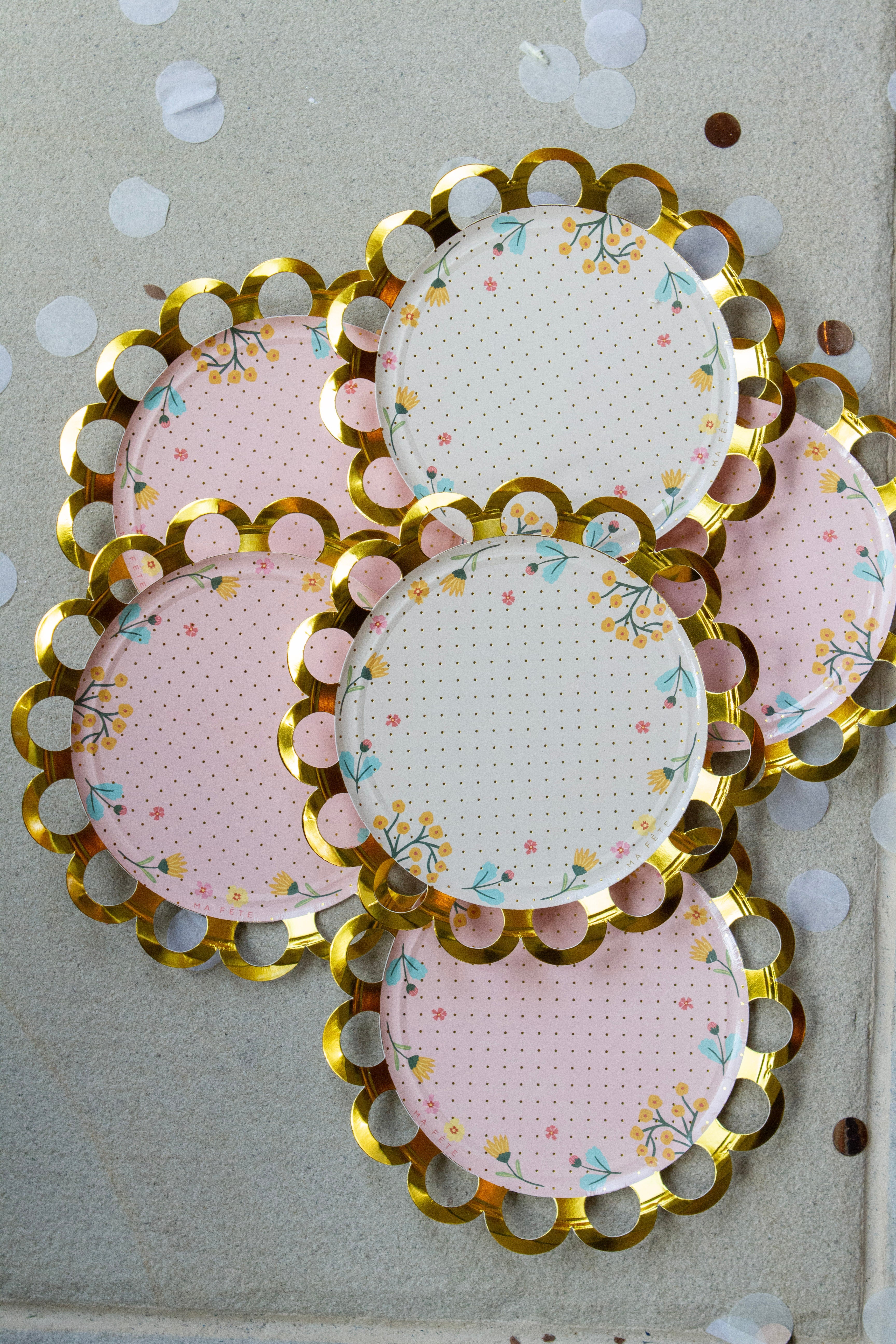 Tea Party Dessert Plates (8)