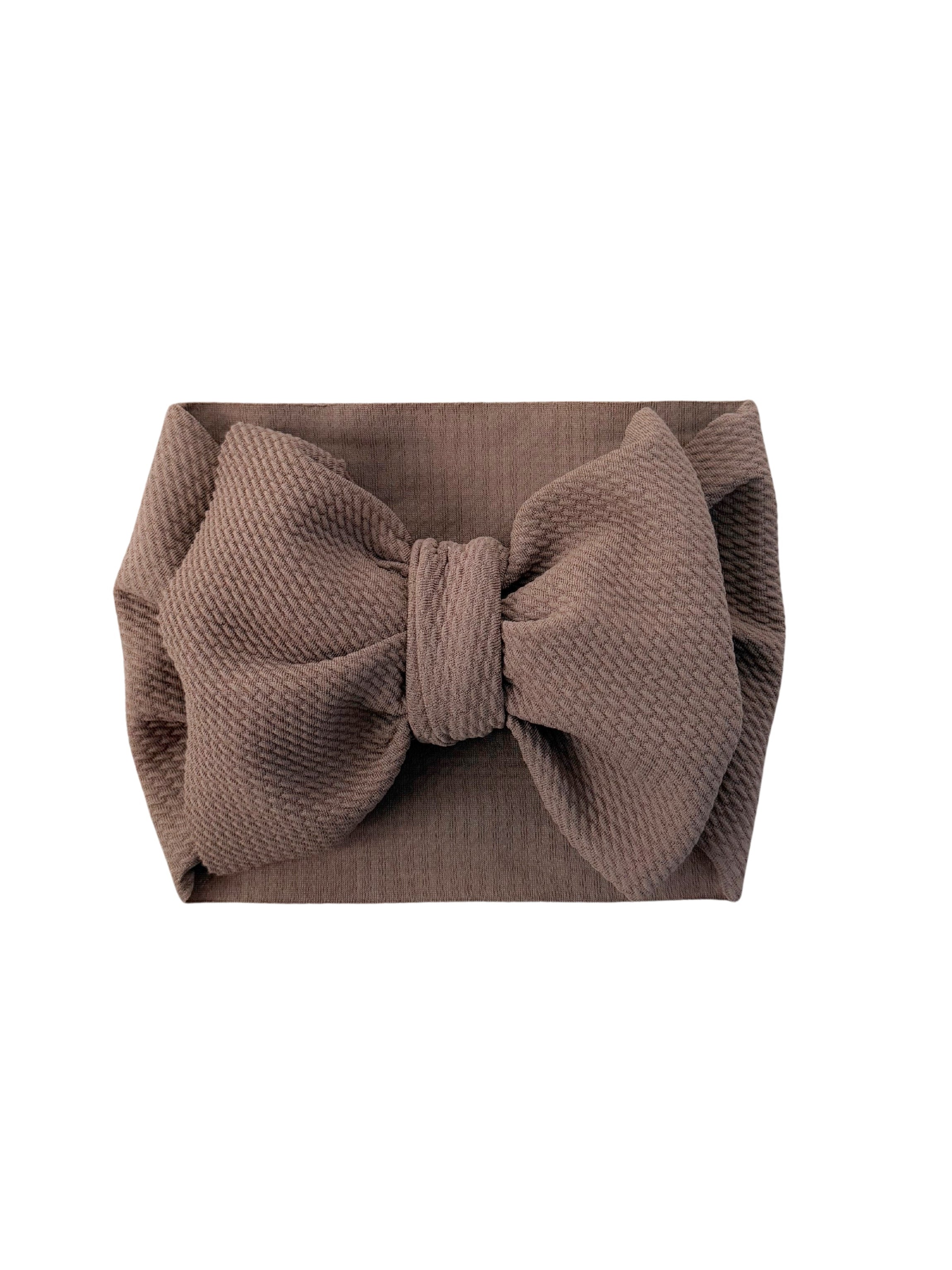 Mocha Headwrap Bow