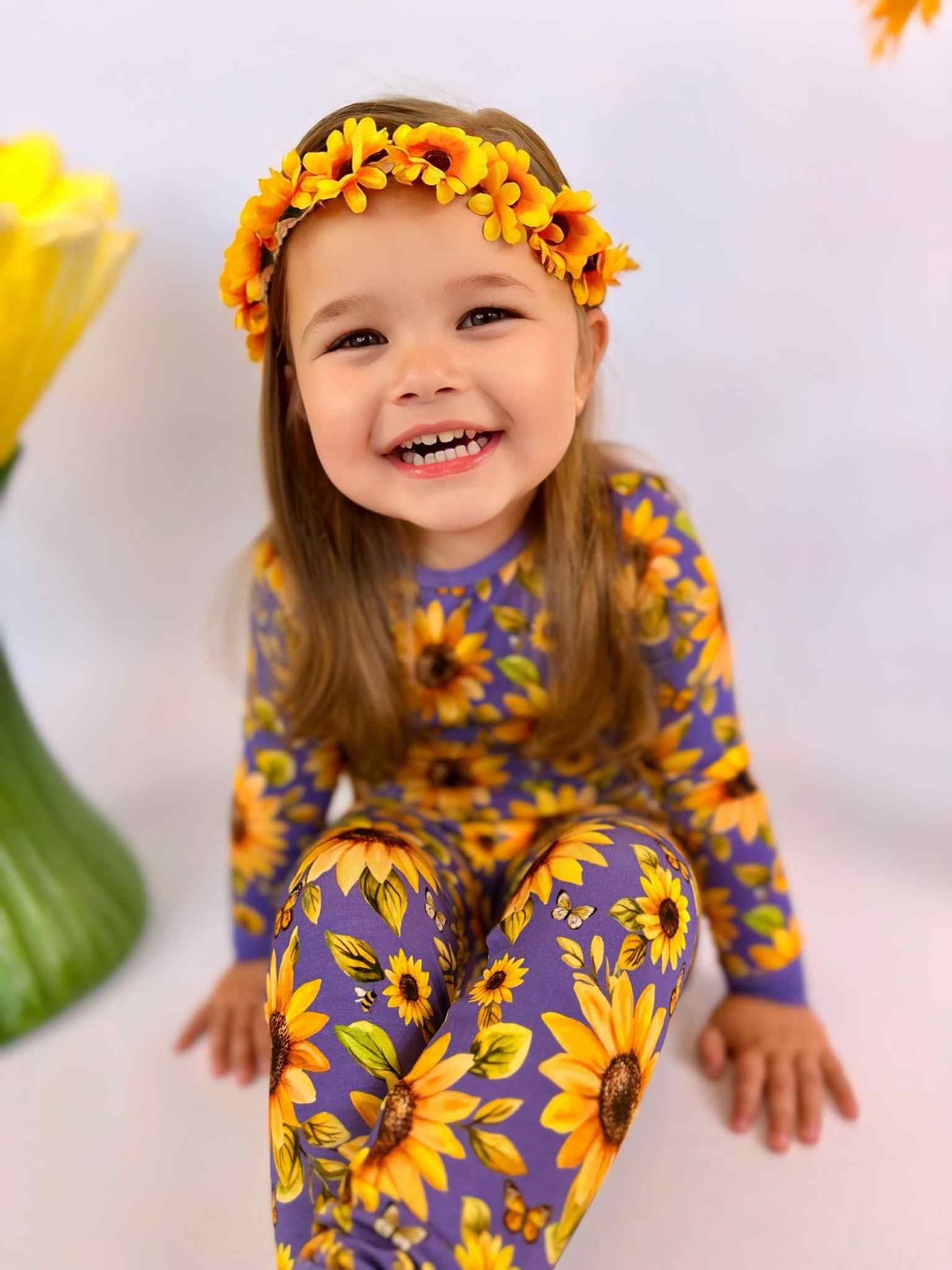 Sunflower Solace Pajama Set