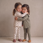 Organic Legging Set Of 2 - Winter Berry + Olive