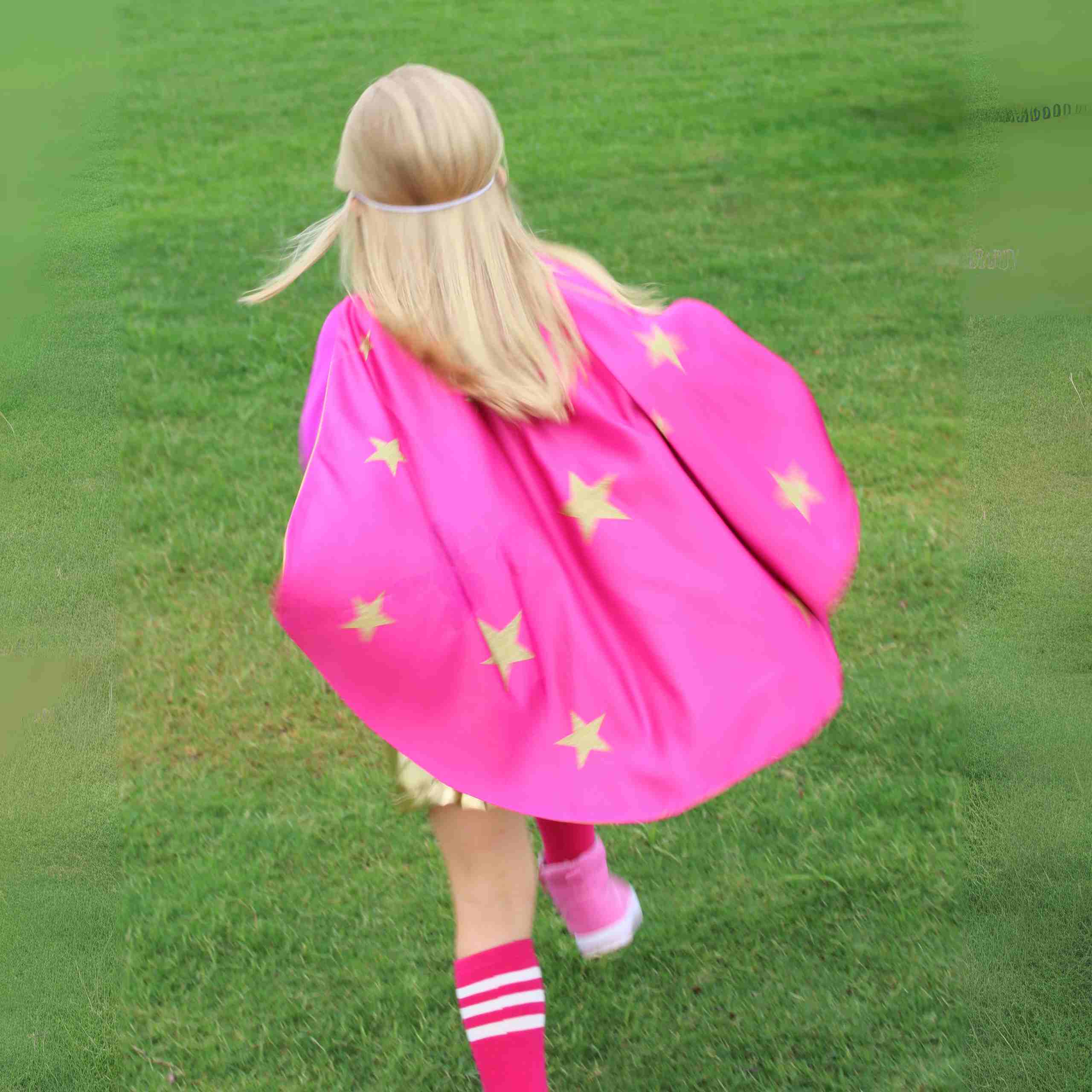 Superhero Star Power Cape Set, Pink