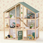 ® Sweetwood Evergreen Dollhouse & Wooden Dollhouse Dolls