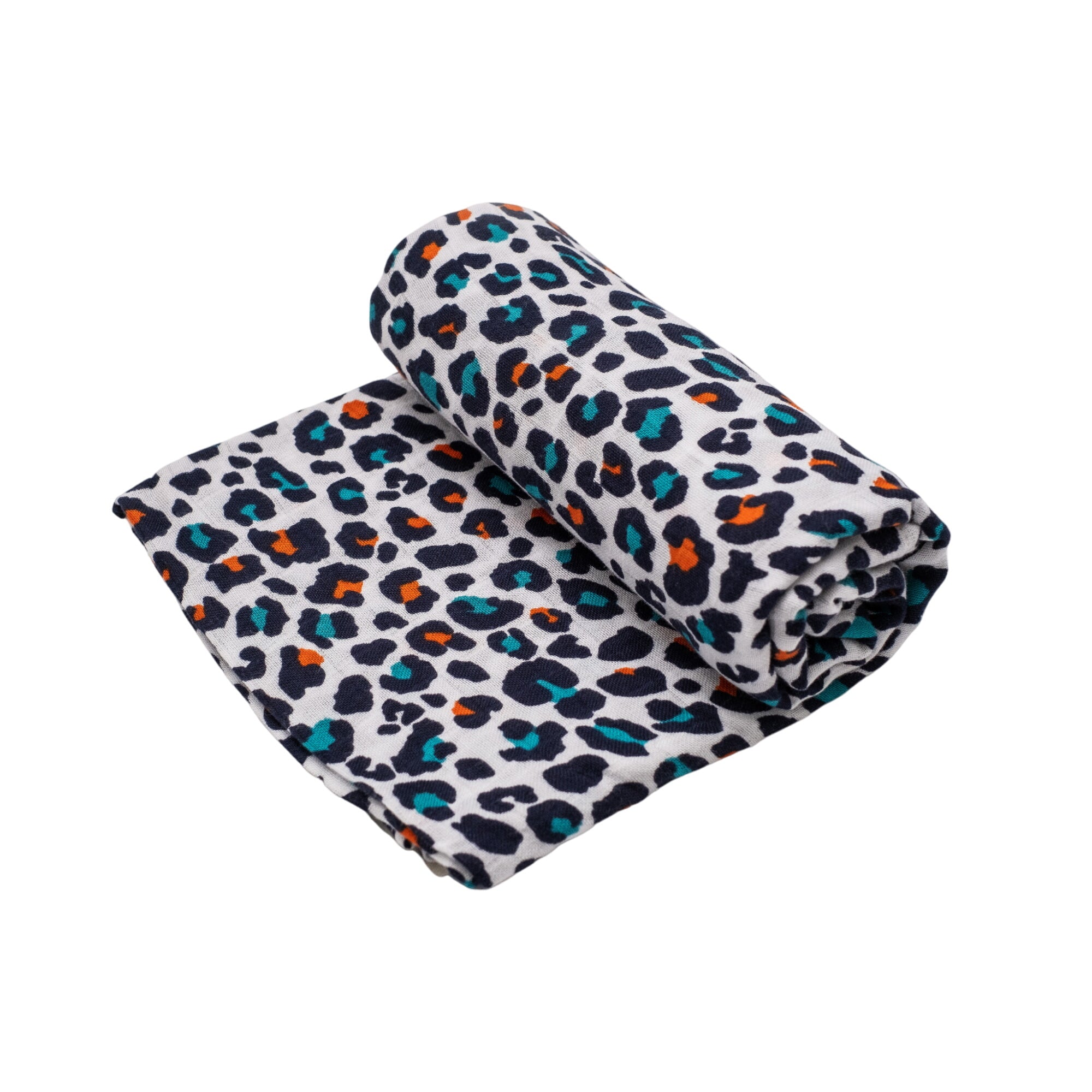 Xl Orange Leopard Muslin - For 5+ Month Old Babies