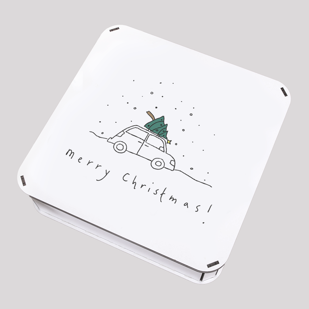 Gift Boxes For Christmas. Square