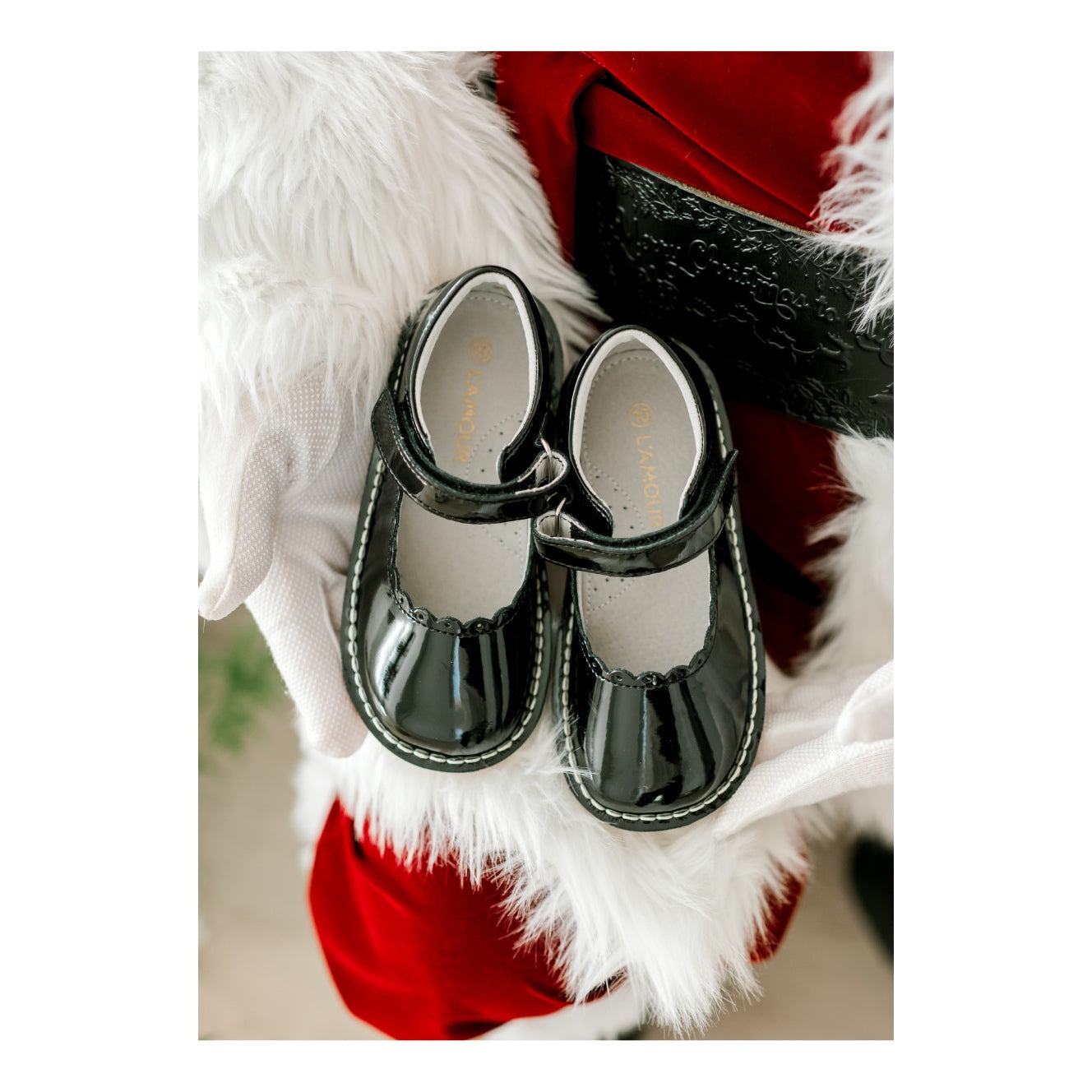 Caitlin Scalloped Patent Mary Jane