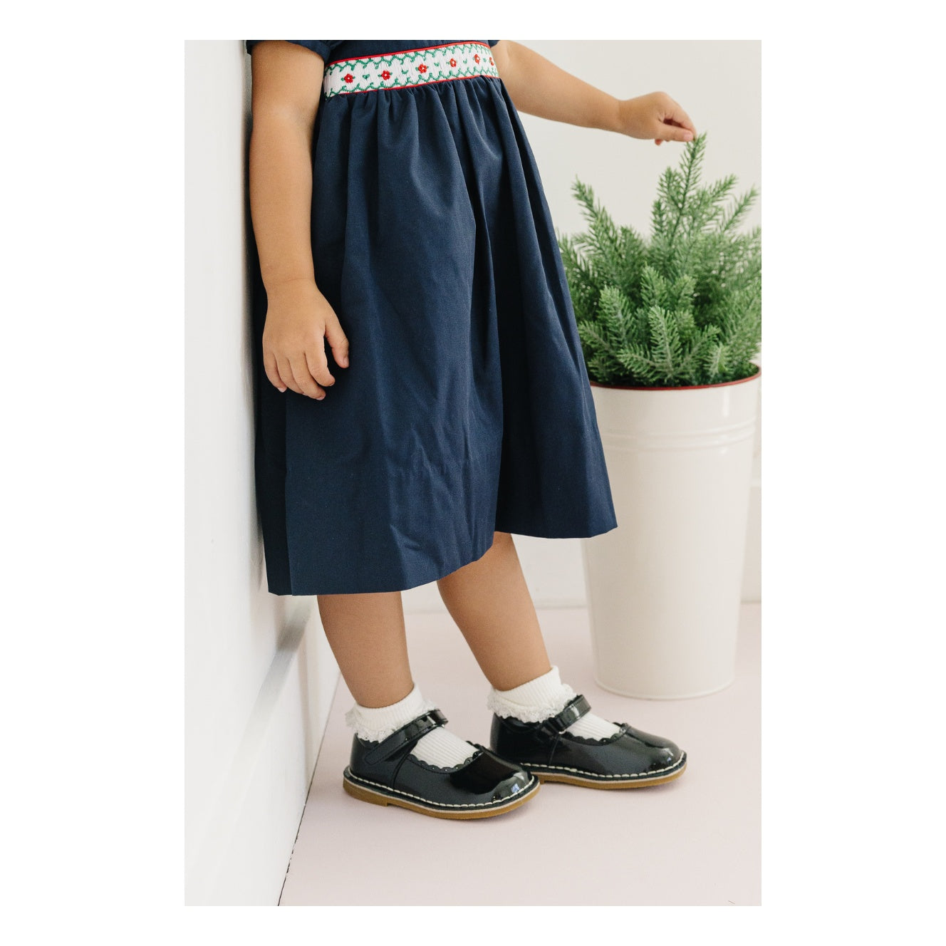 Caitlin Scalloped Patent Mary Jane