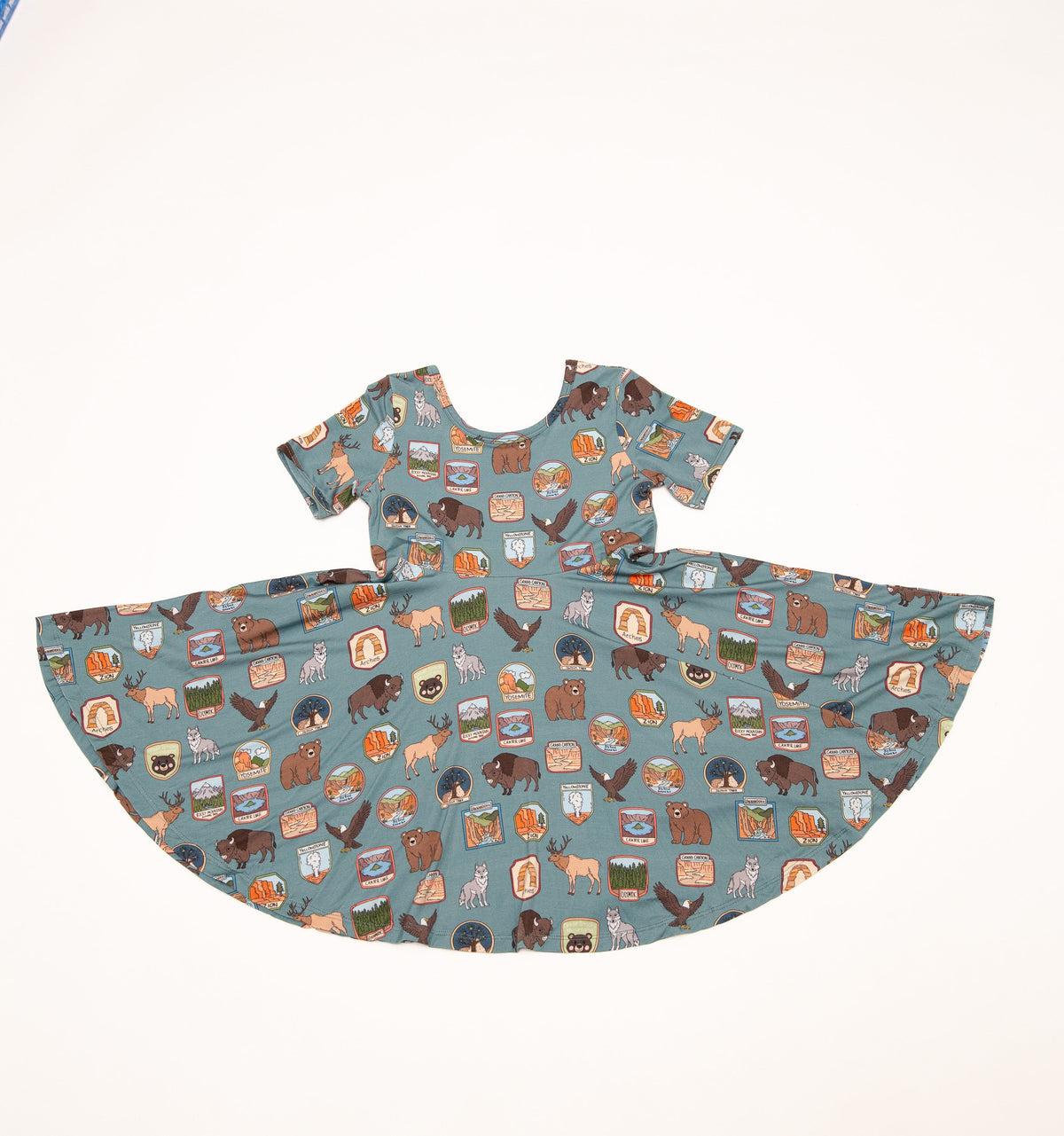 My First National Parks Adventure Girls Dress | Nature Print Dress Sizes 2-6