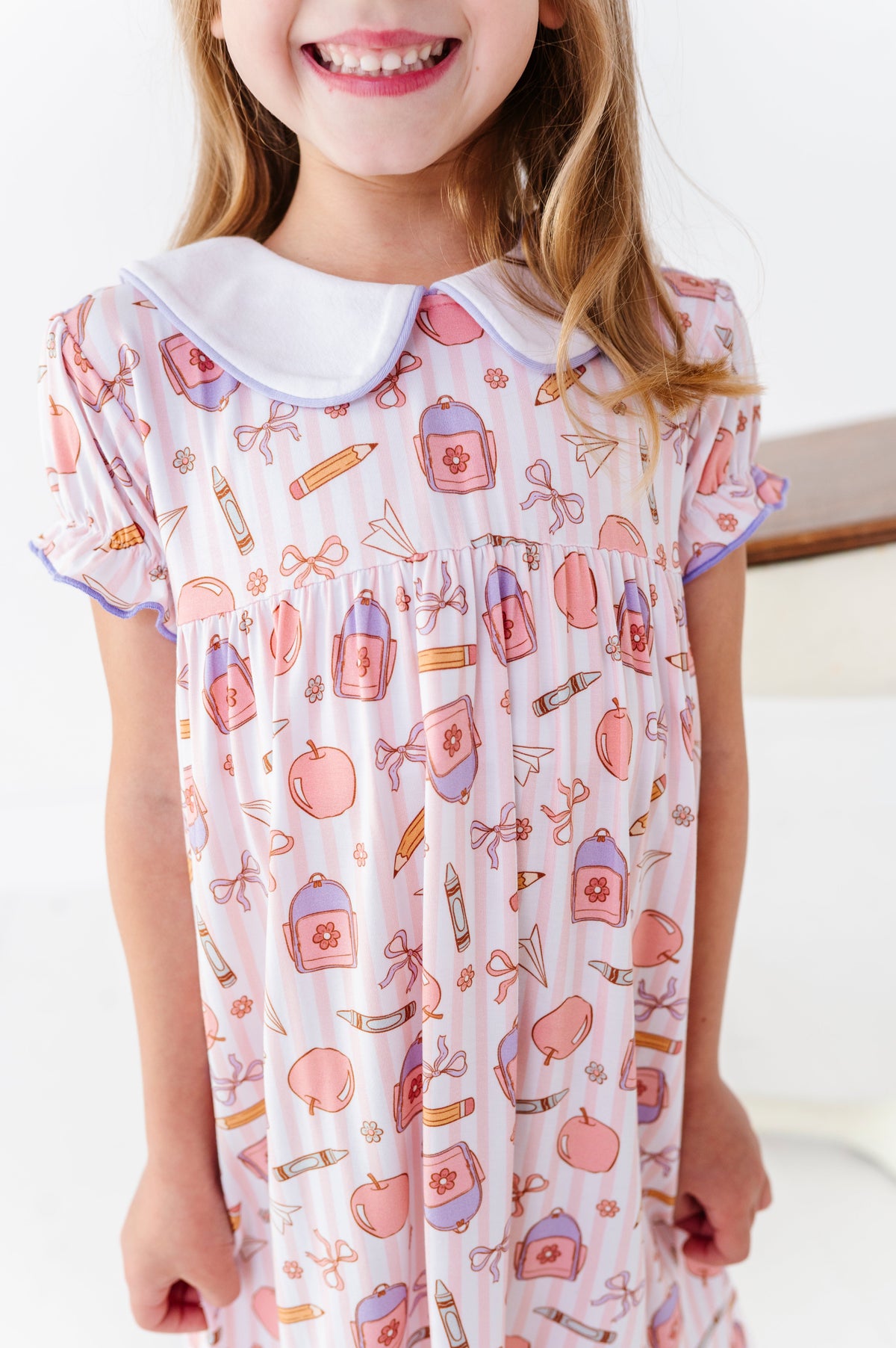First Bell Blooms Collared Dress