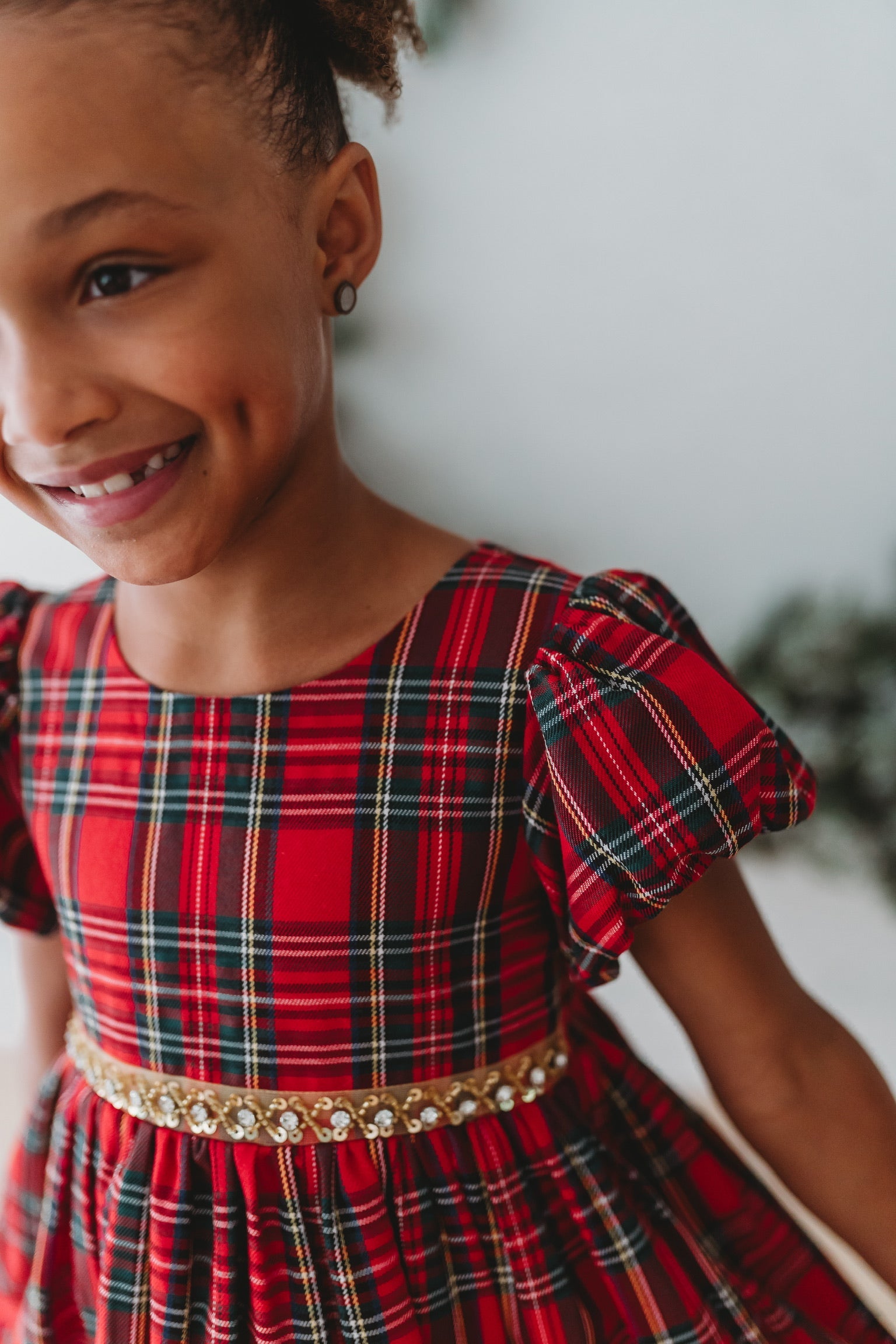 *preorder* Christmas Tartan Charlotte Dress