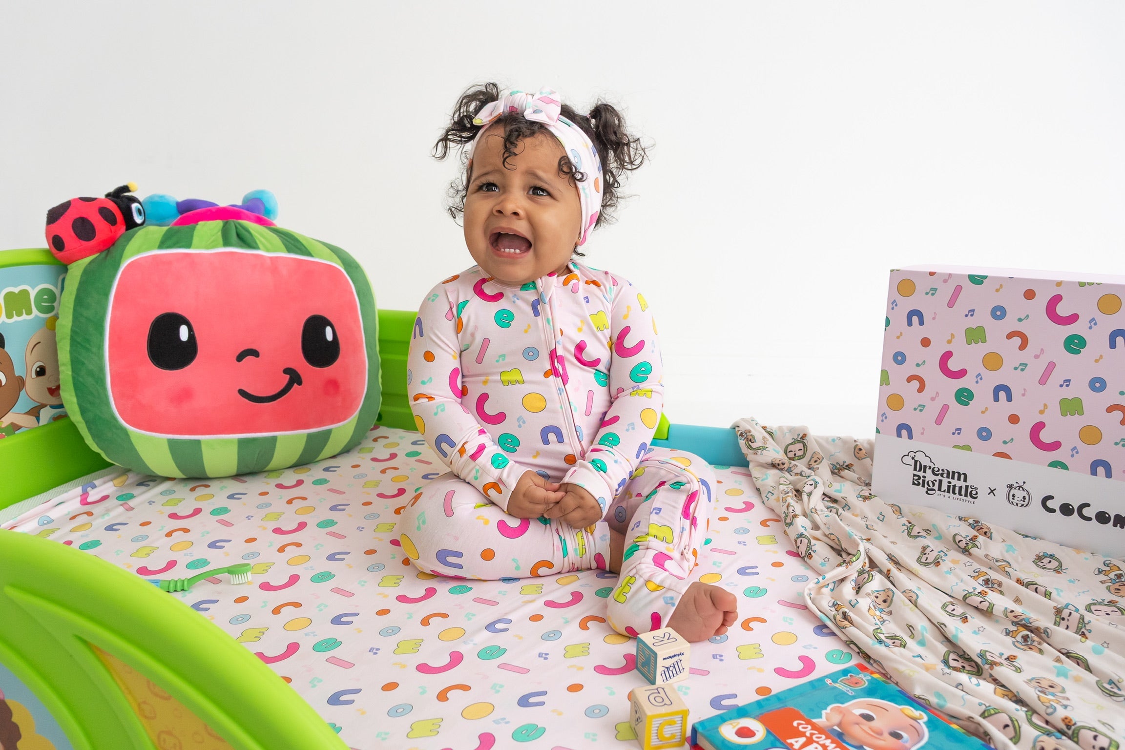 Dream Big Little Co X Cocomelon Alphabet Dream Romper