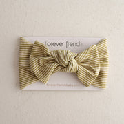 Bamboo Head Wrap | Willow Stripe Ribbed