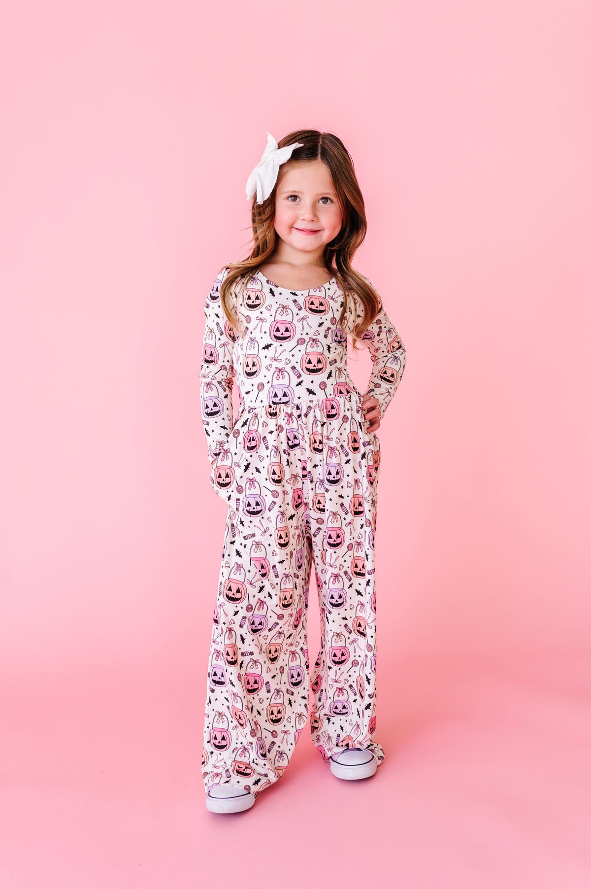 Ghoul Gang Wide Leg Romper (est Ship Time 1-2 Week)