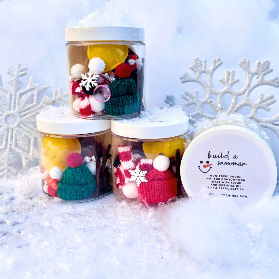 Snowman Dress Up Playdough Kit For Kids