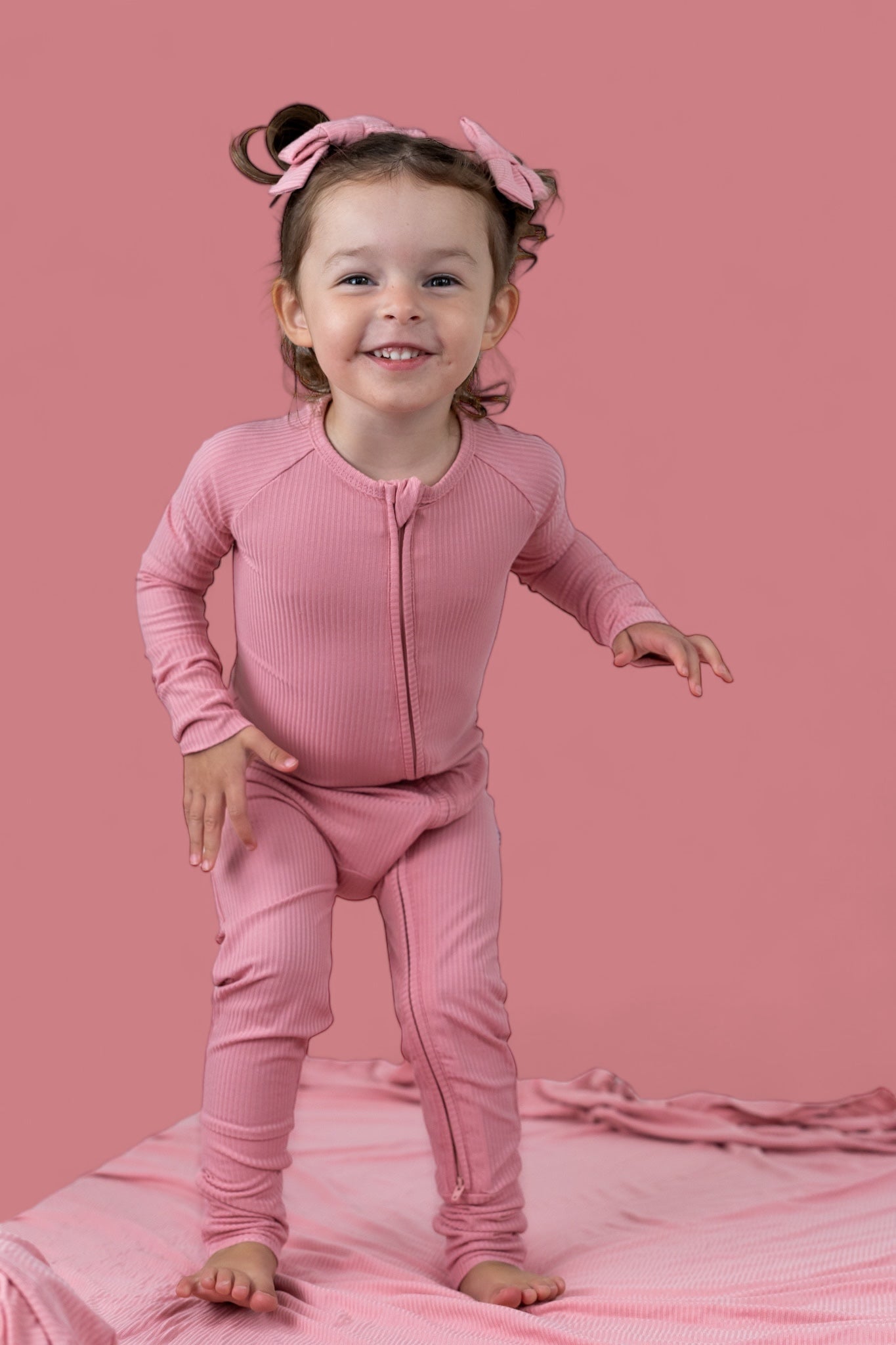 Mauve Rib Dream Romper