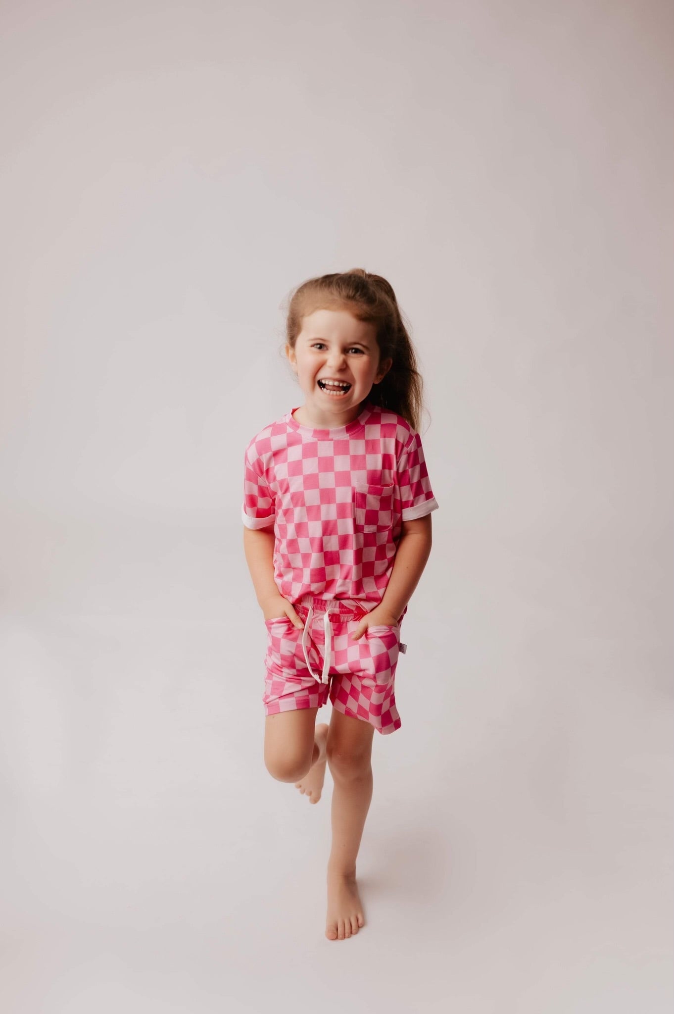 Pretty In Chex Short Set