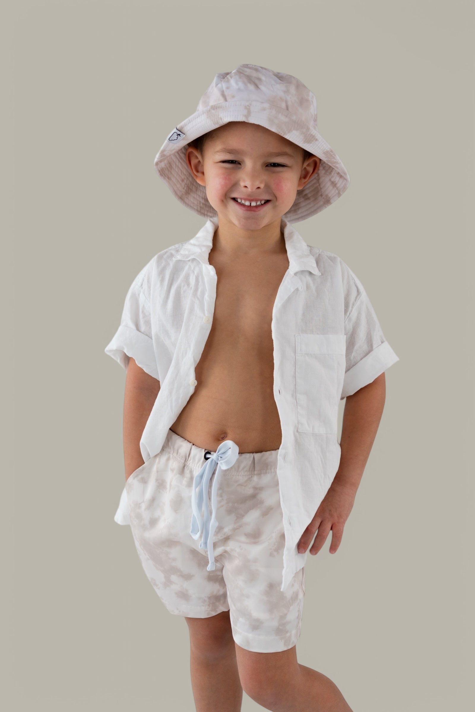 Sandy Shores Boy’s Dream Swim Trunks