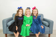 Girls Long Sleeve Twirl Dress