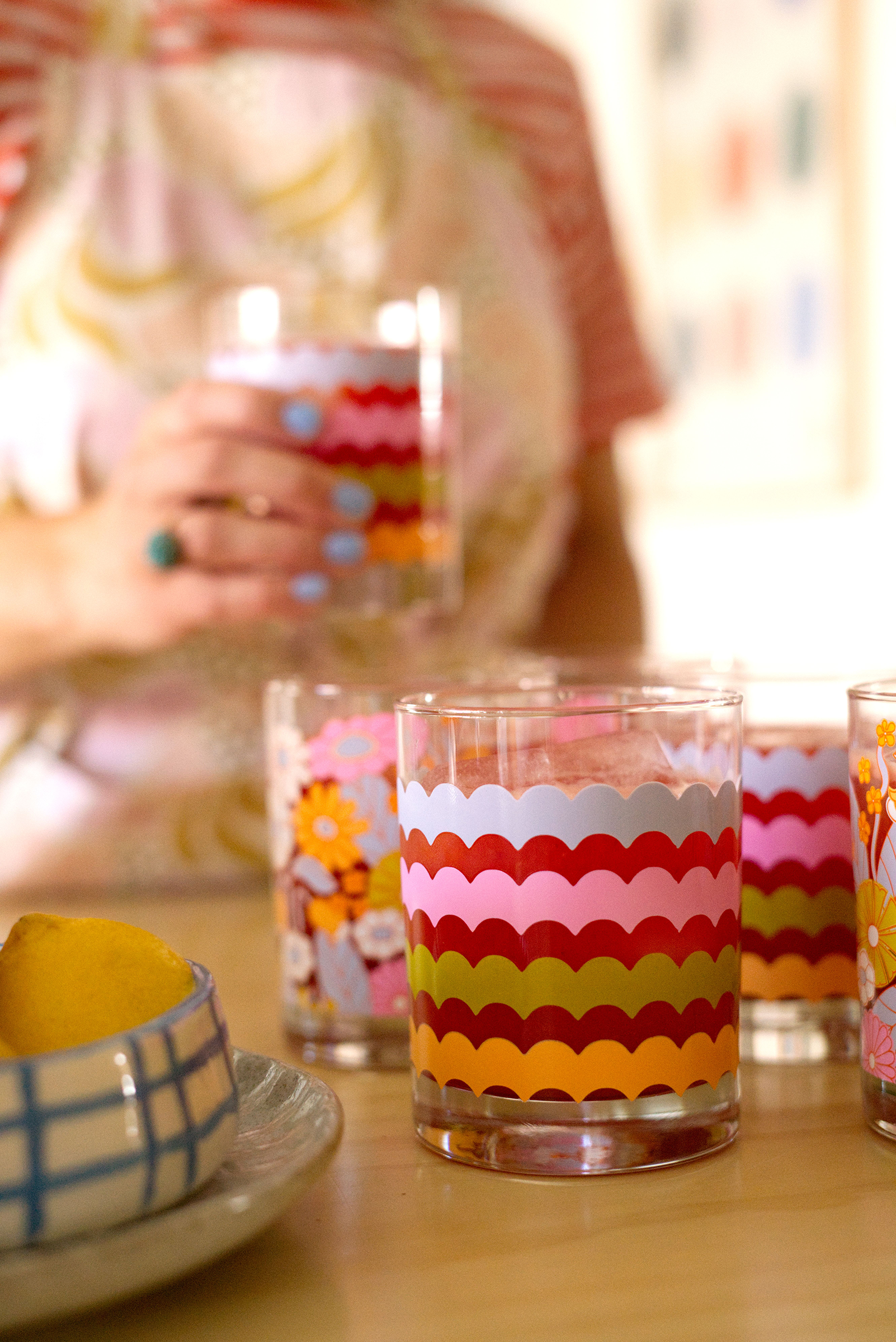 Rocks Glass Set - Scallops