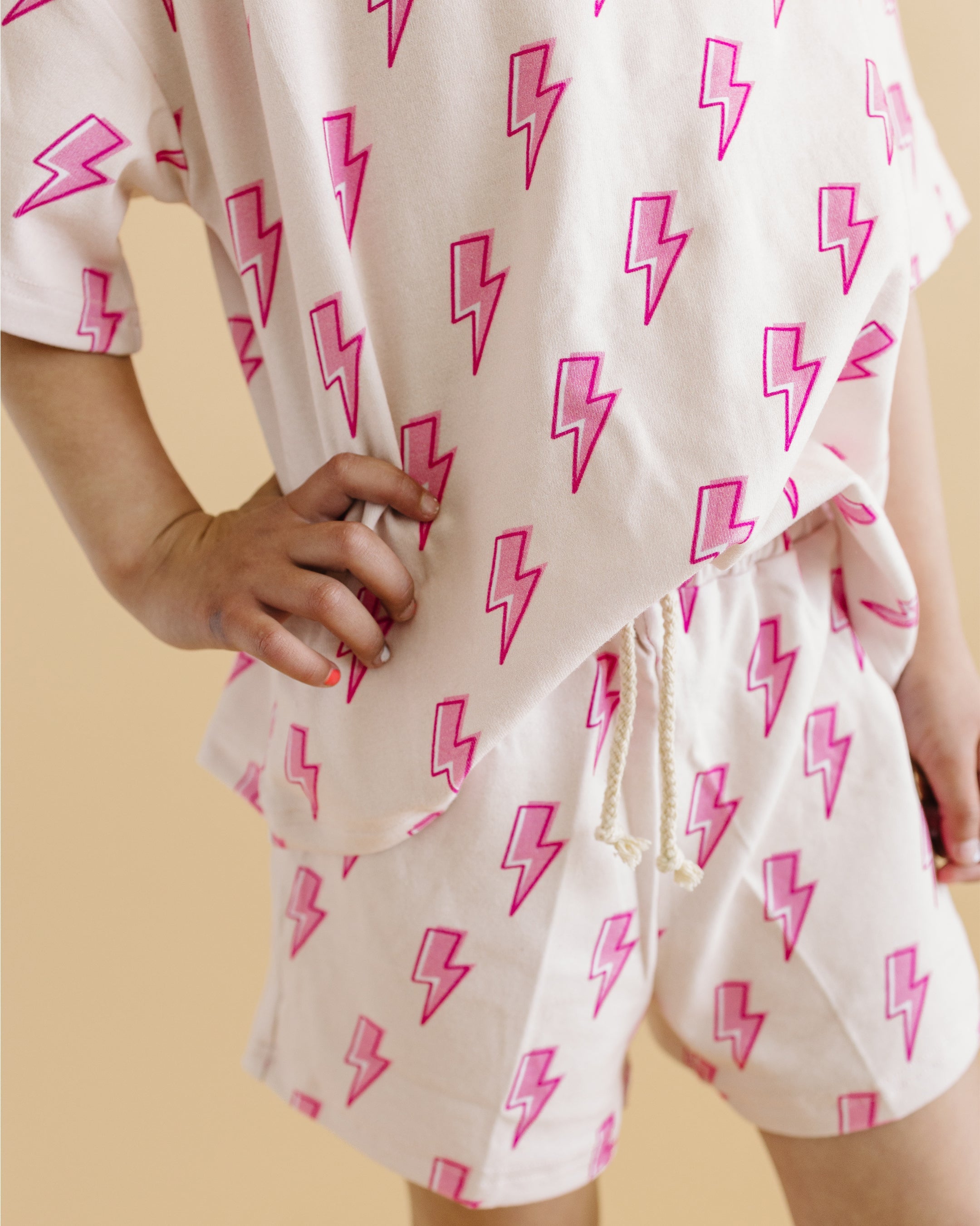 Shorts Set | Pink Bolts