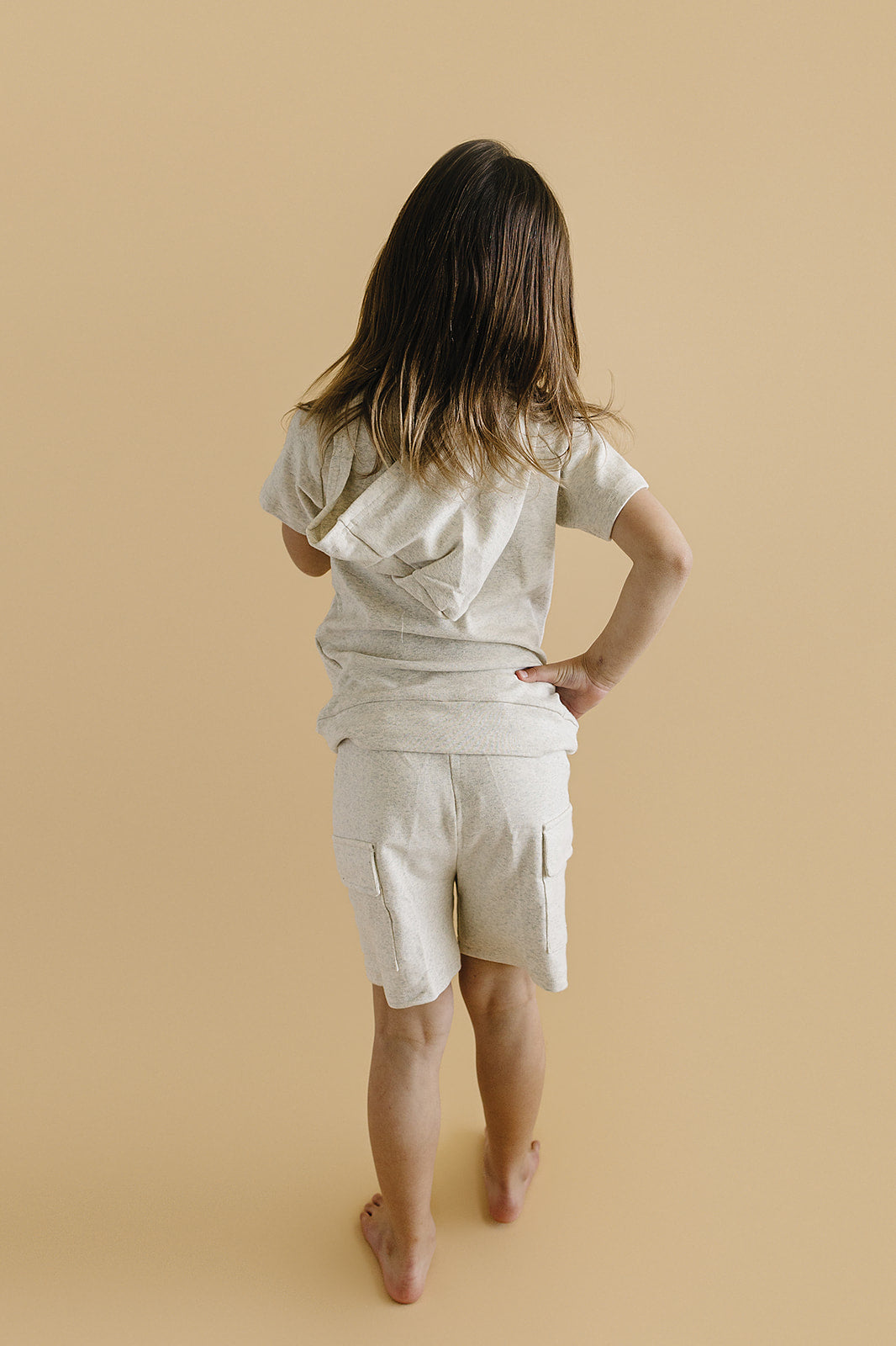 Cargo Shorts Set | Oatmeal
