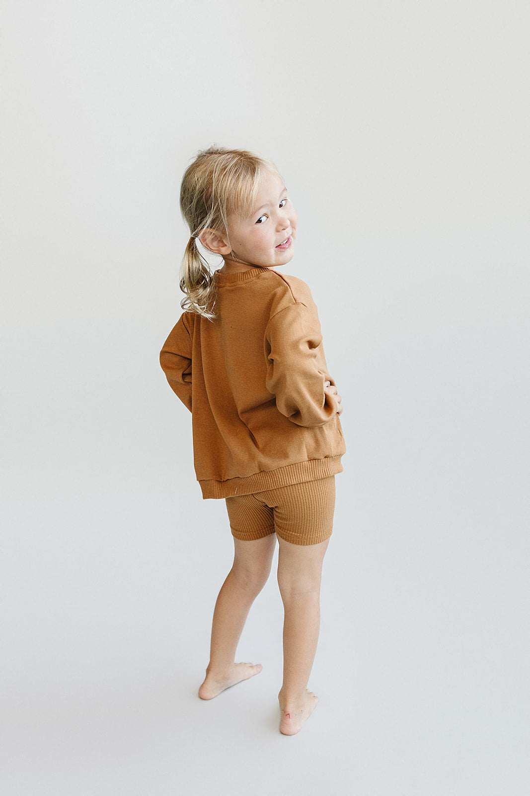 Biker Shorts Set | Rust