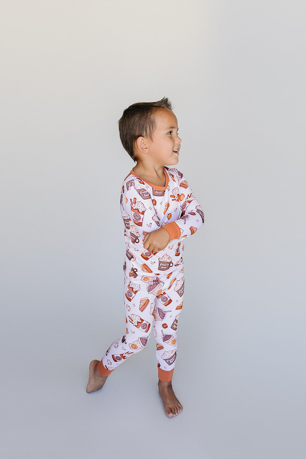 Bamboo Two Piece Set | Pumpkin Spice