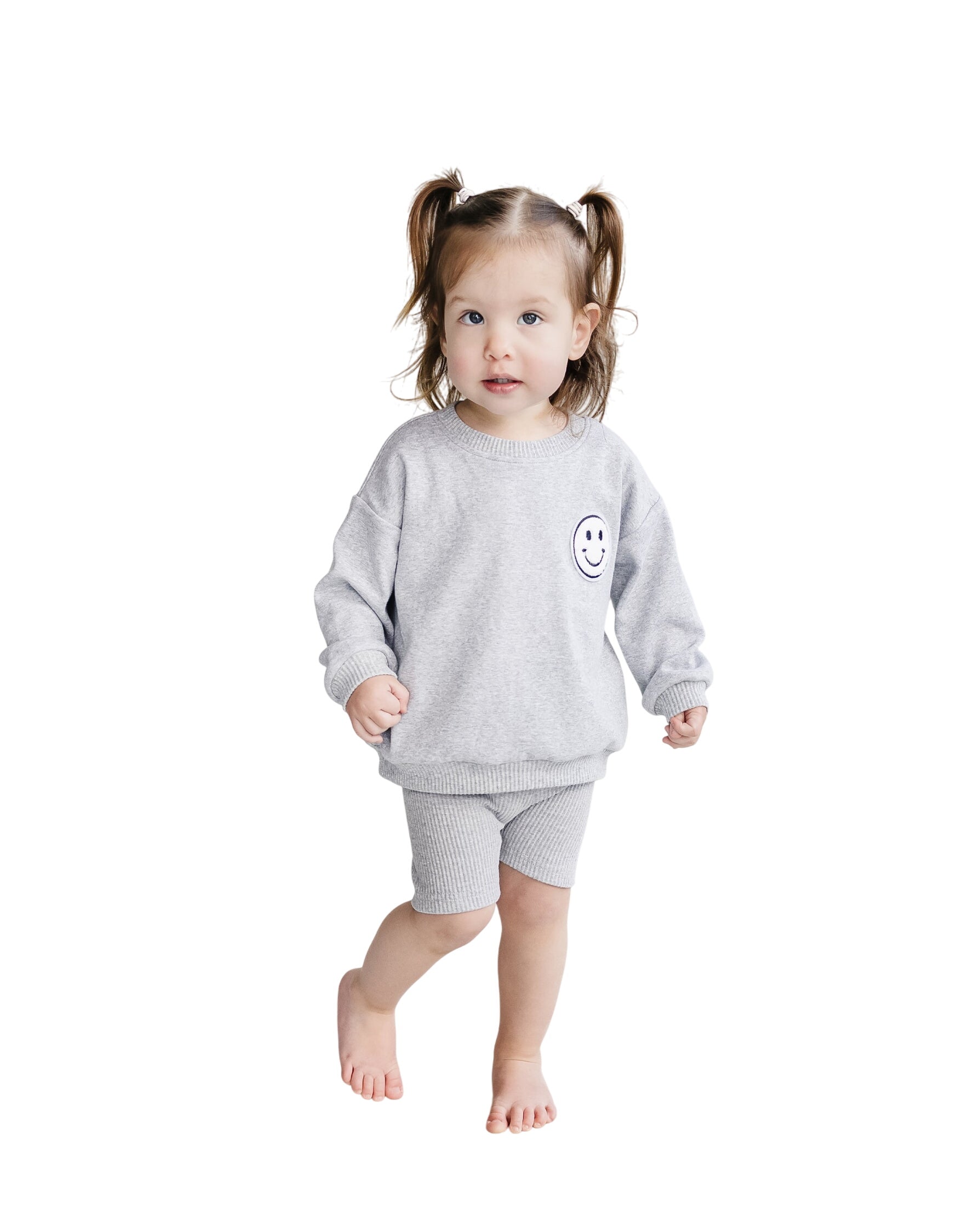 Biker Shorts Set | Gray