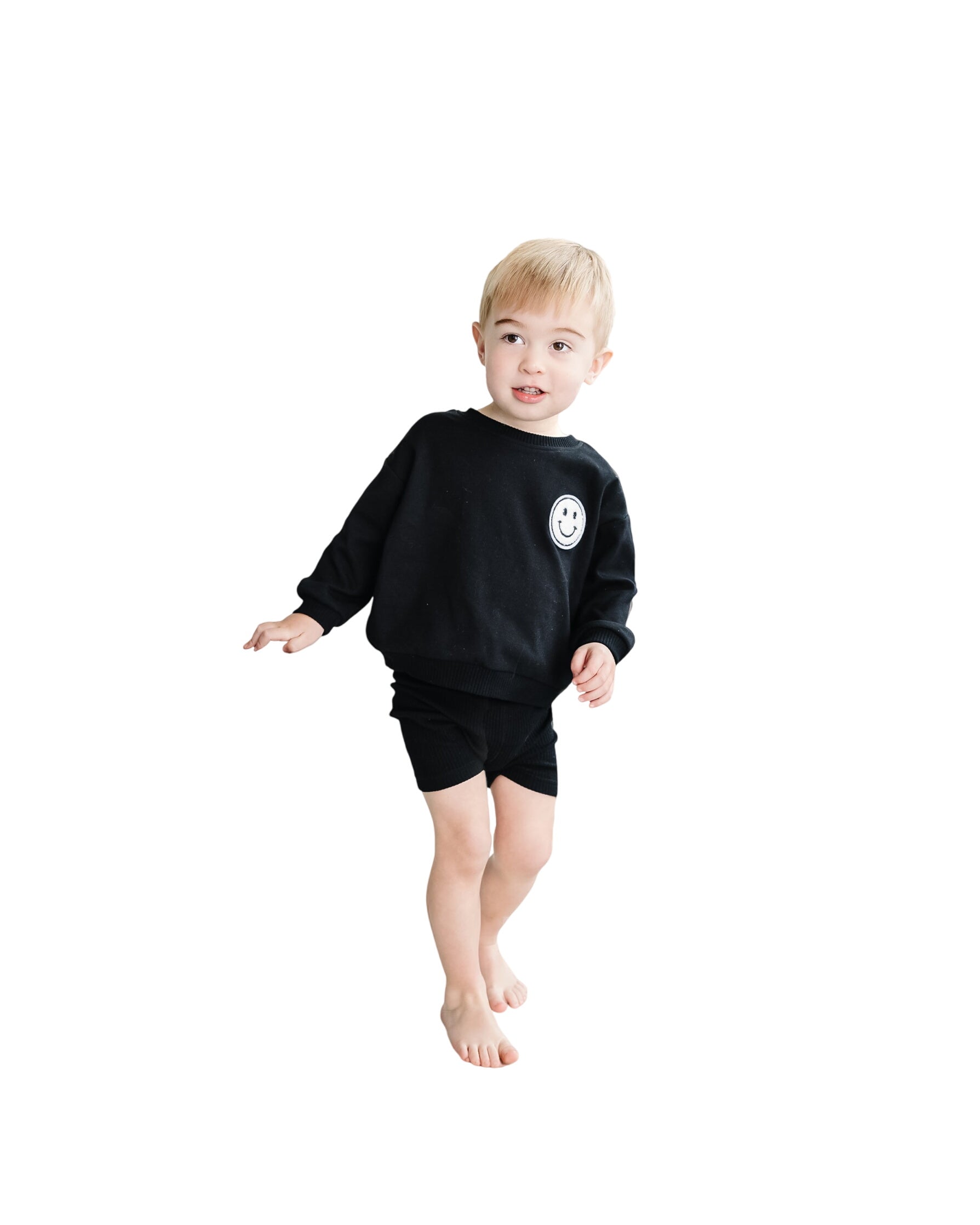 Biker Shorts Set | Black