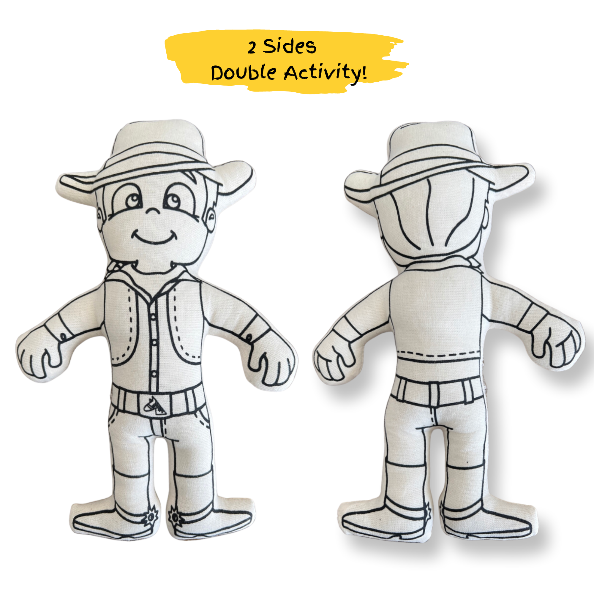 Color And Play Doll - Cowboy