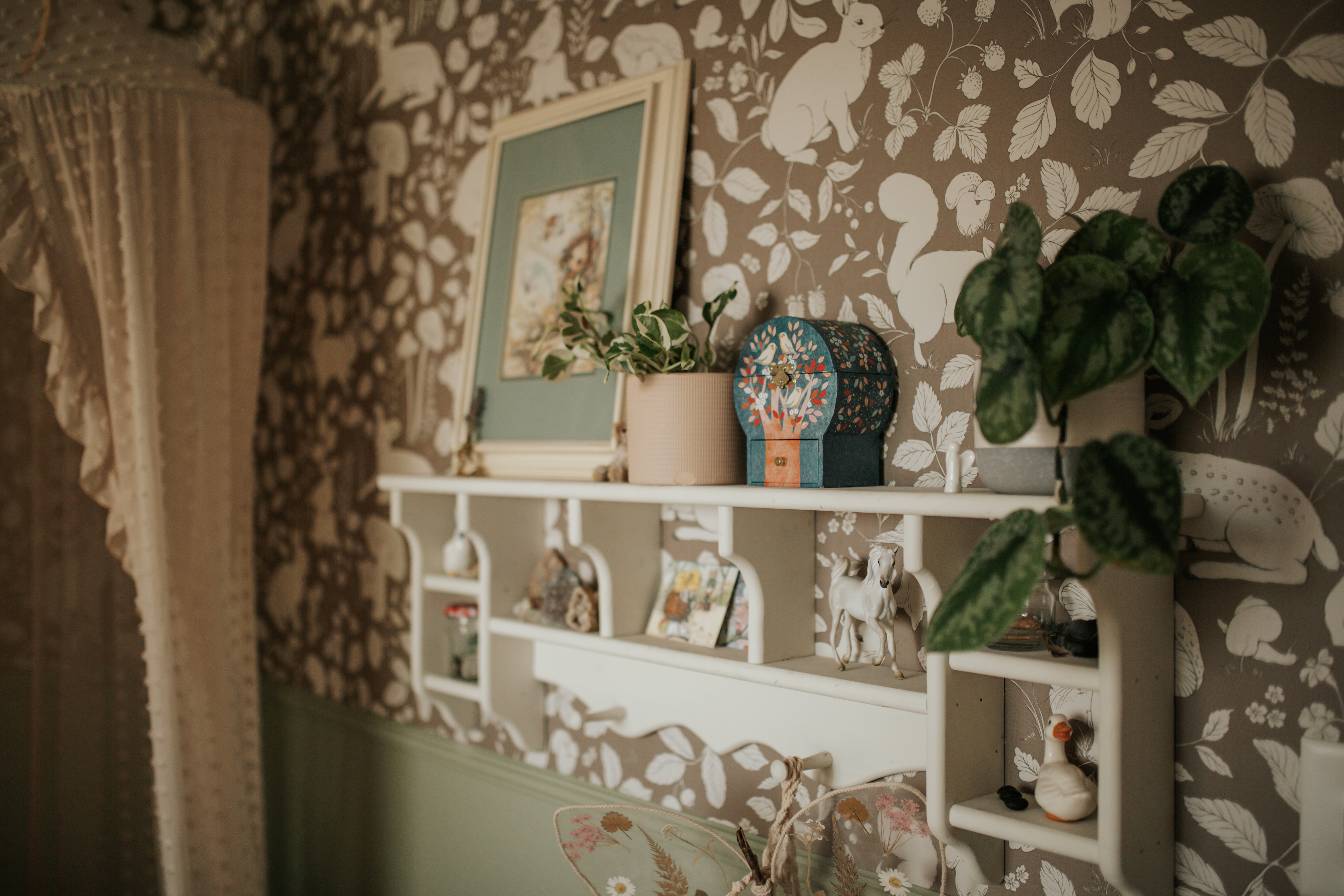 Finch Wallpaper By Daphne And Sage