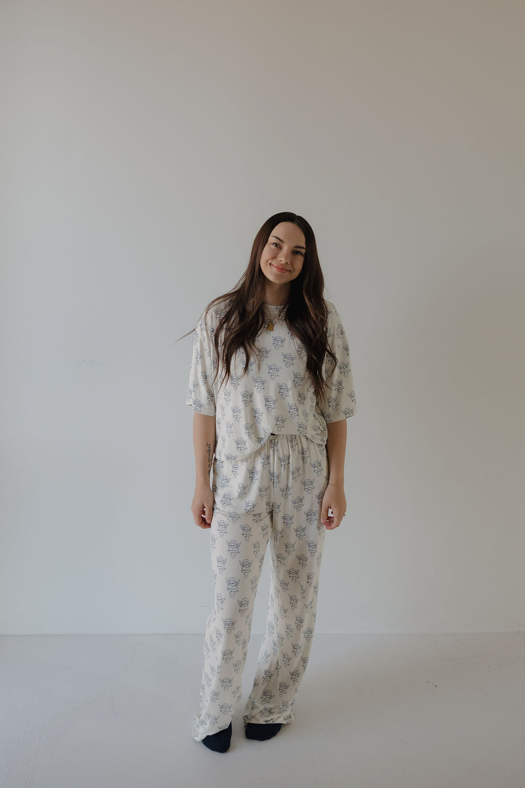 Women's Boxy Tee Lounge Set | Ff Los Angeles