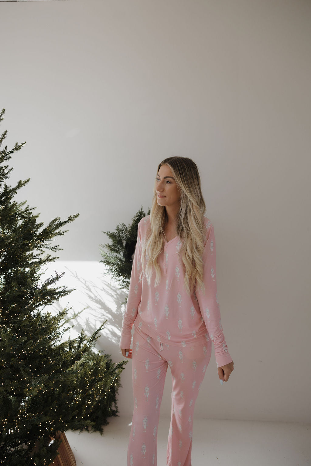 Women's Long Sleeve Bamboo Pajama | Nutcracker