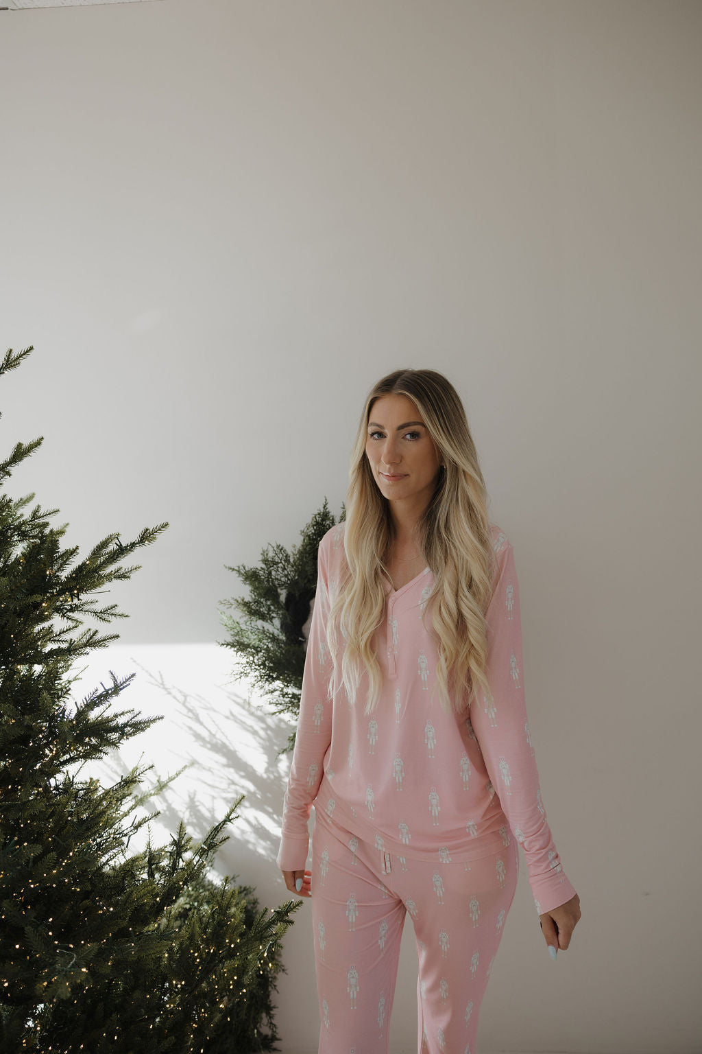 Women's Long Sleeve Bamboo Pajama | Nutcracker