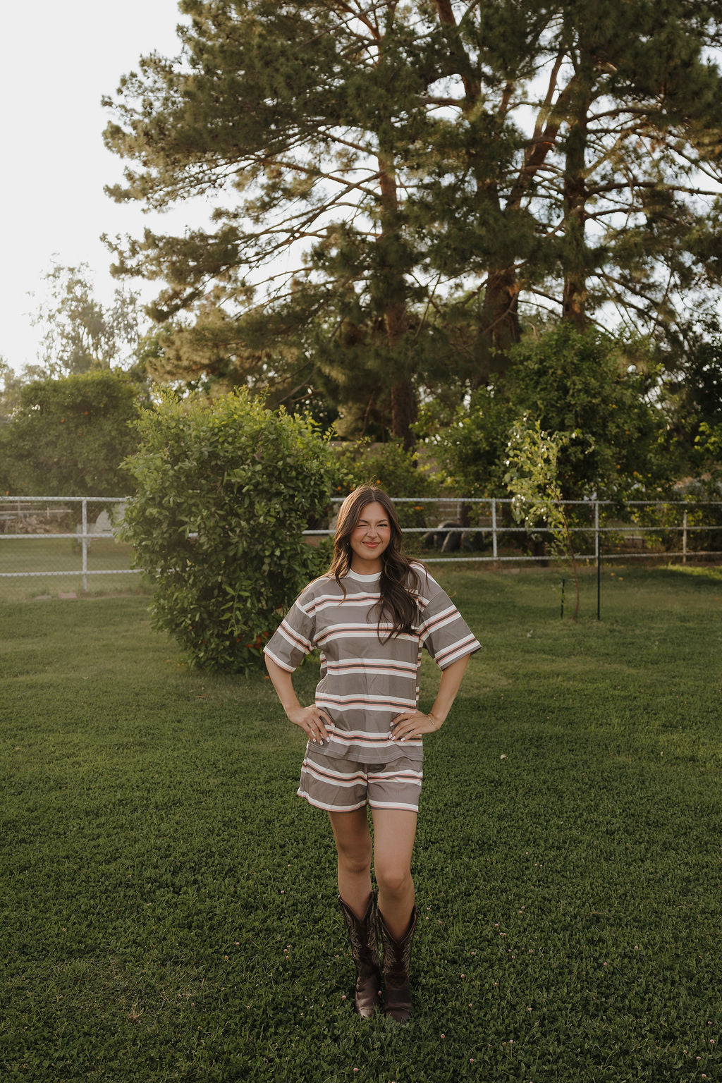 Women's Short Set | Sedona Stripe