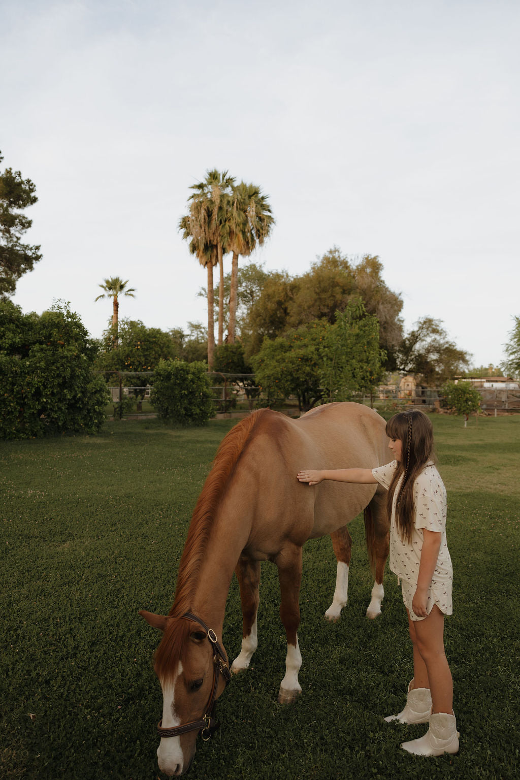 Girl's Bamboo Short Set | Wild Horses