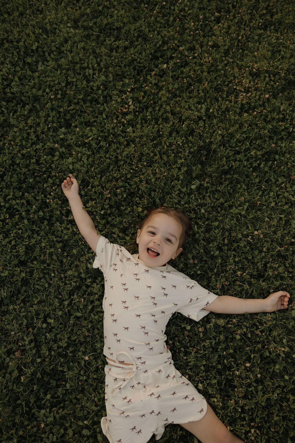 Girl's Bamboo Short Set | Wild Horses