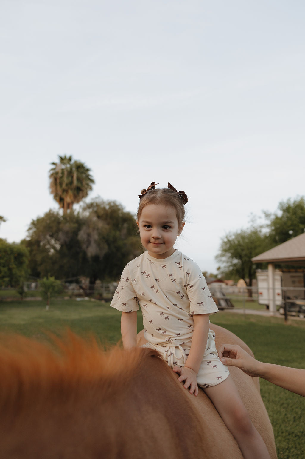 Girl's Bamboo Short Set | Wild Horses