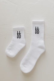 Ff Crew Socks | White